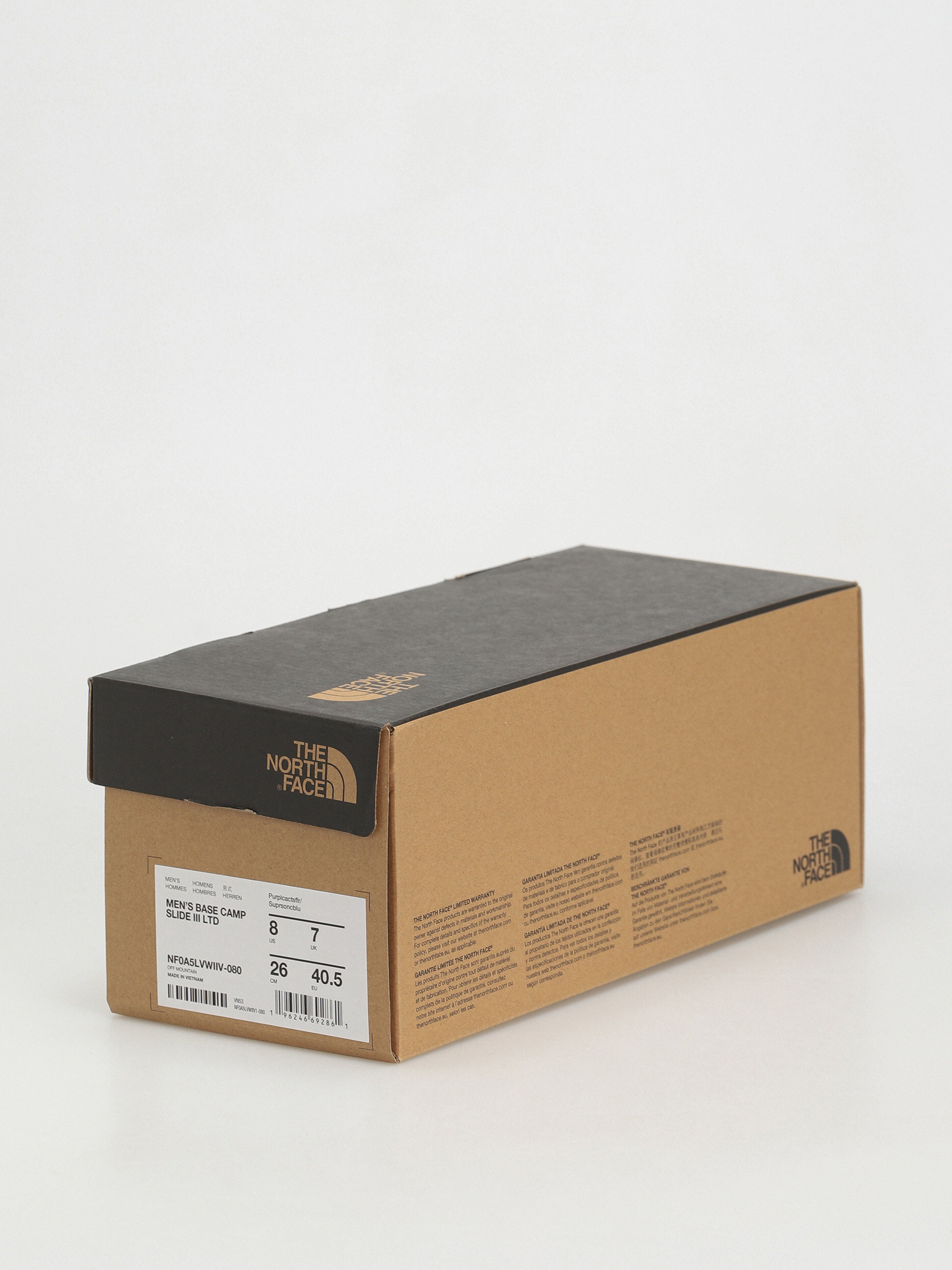 The North Face Base Camp Slide III Ltd Flip Flops (purple cactus flower/super sonic blue)