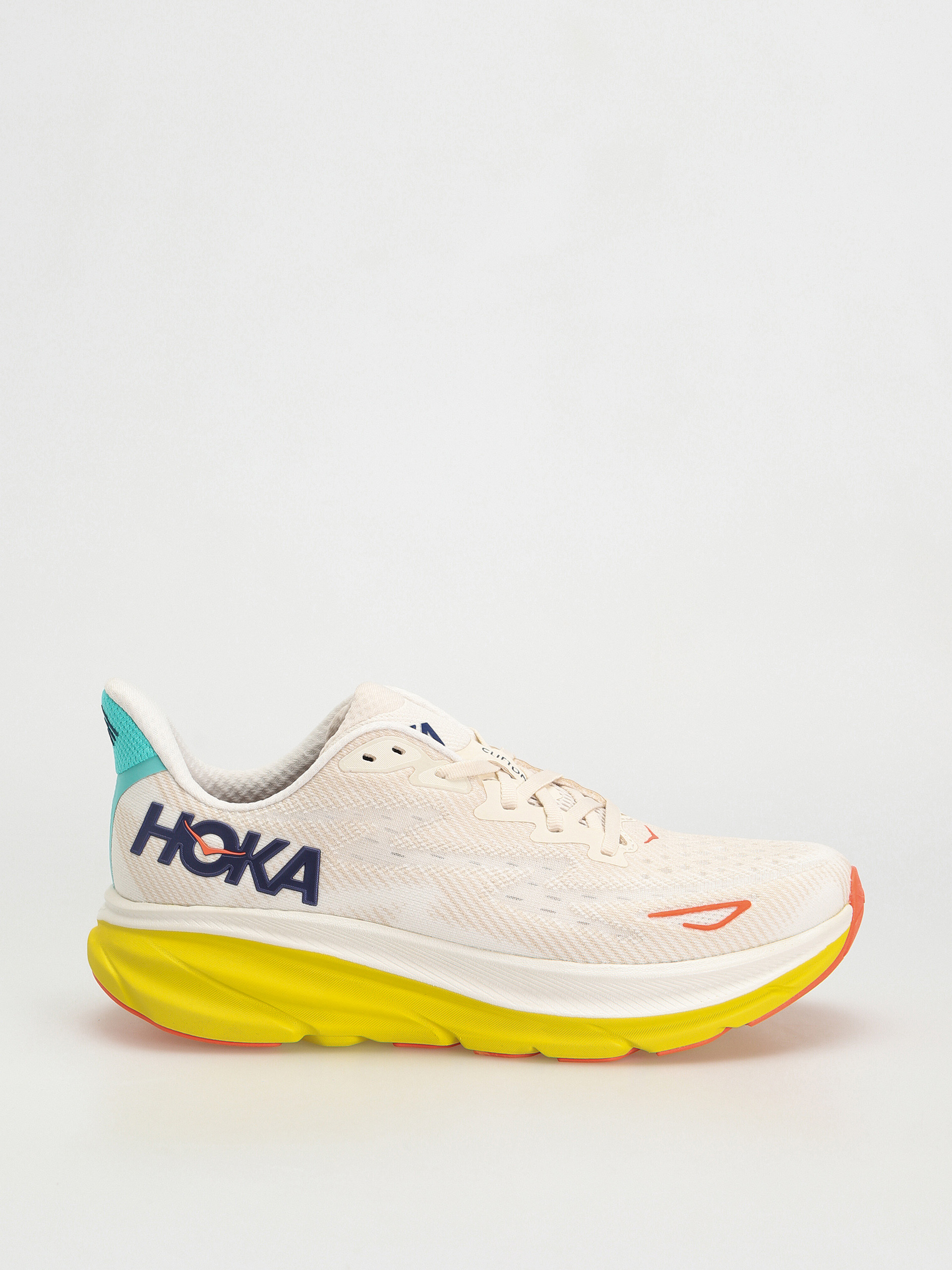 Hoka Clifton 9 Shoes (eggnog/passion fruit)