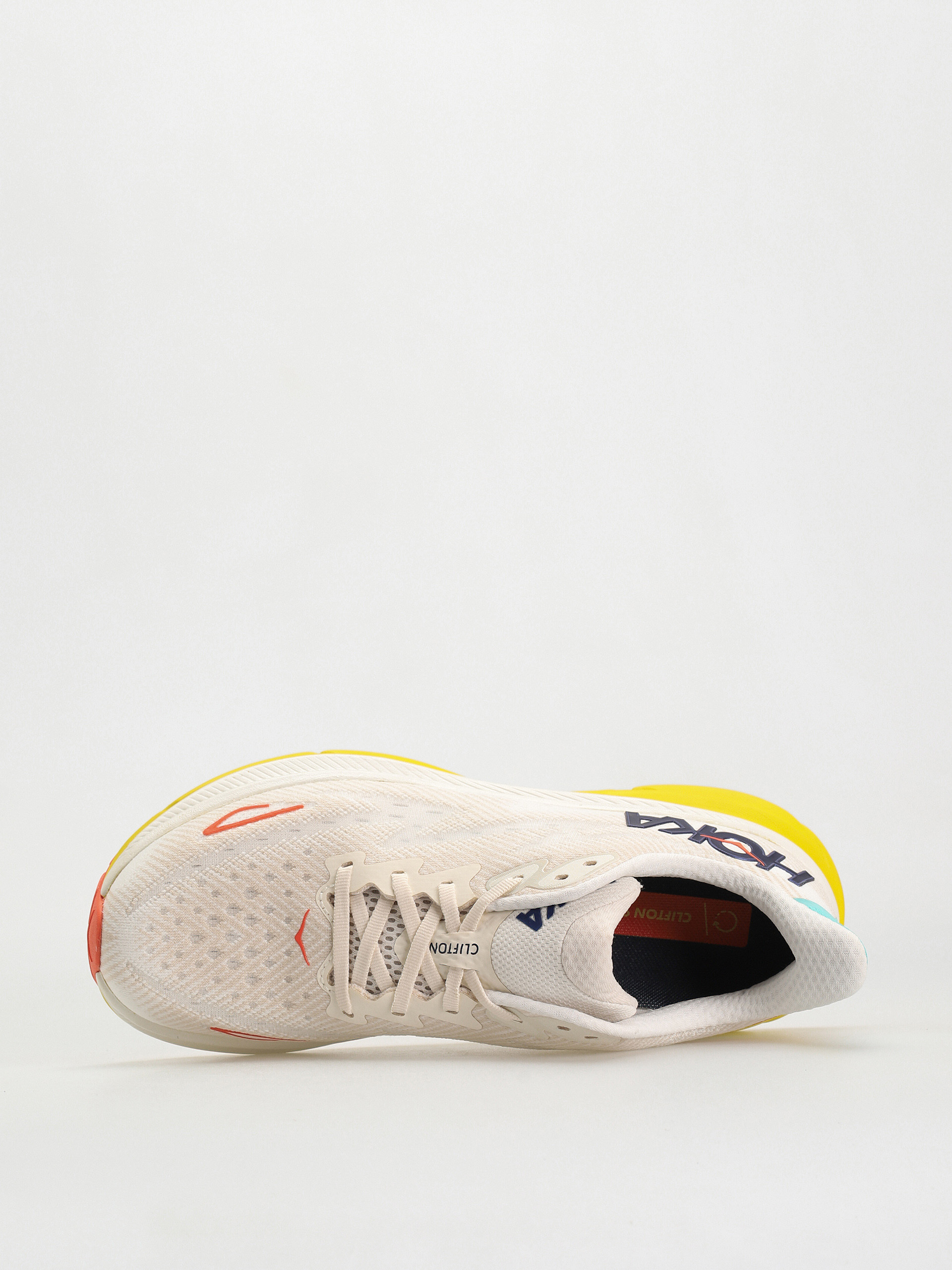 Hoka Clifton 9 Shoes (eggnog/passion fruit)