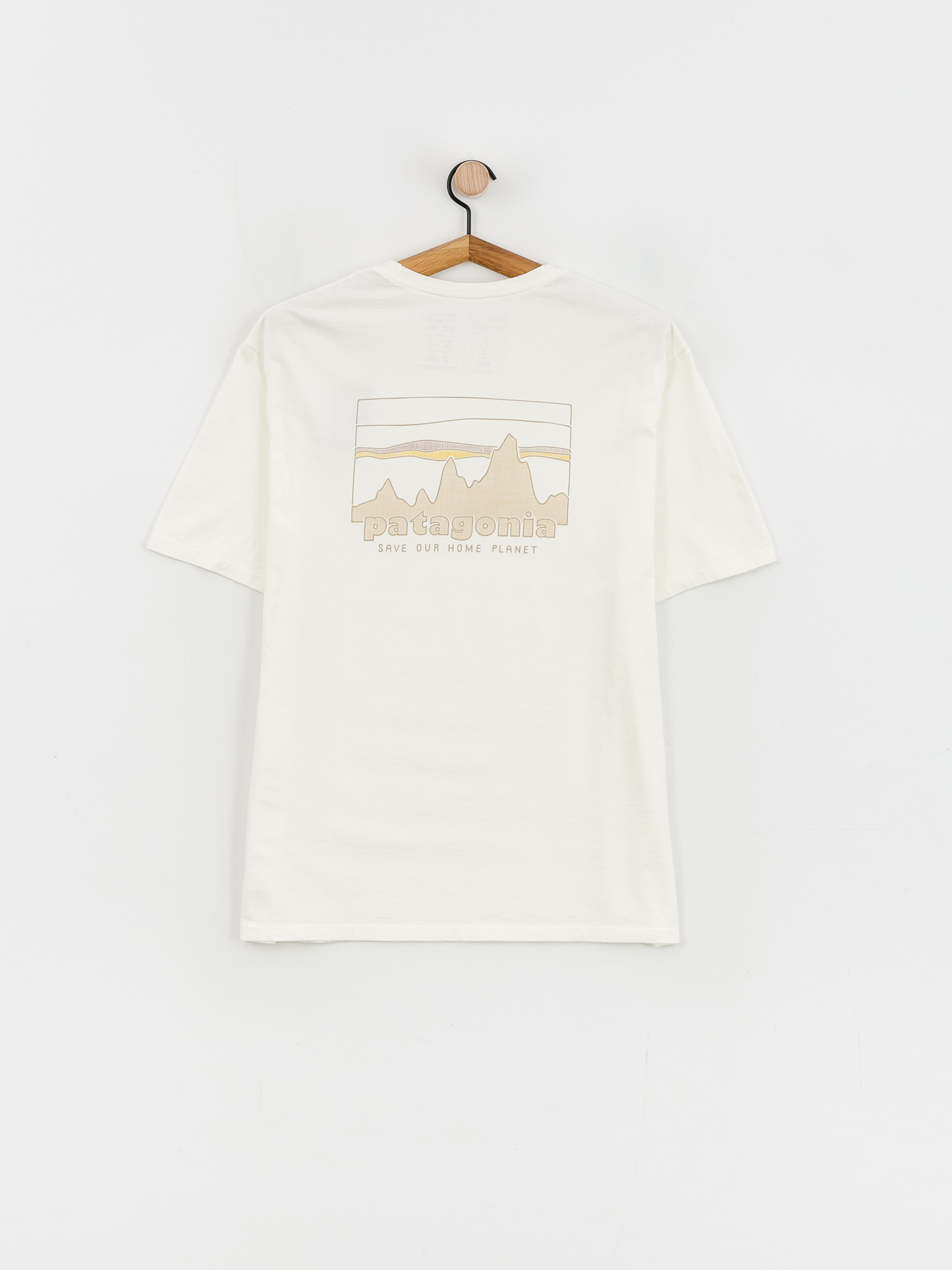 Patagonia 73 Skyline Organic T-shirt (birch white)