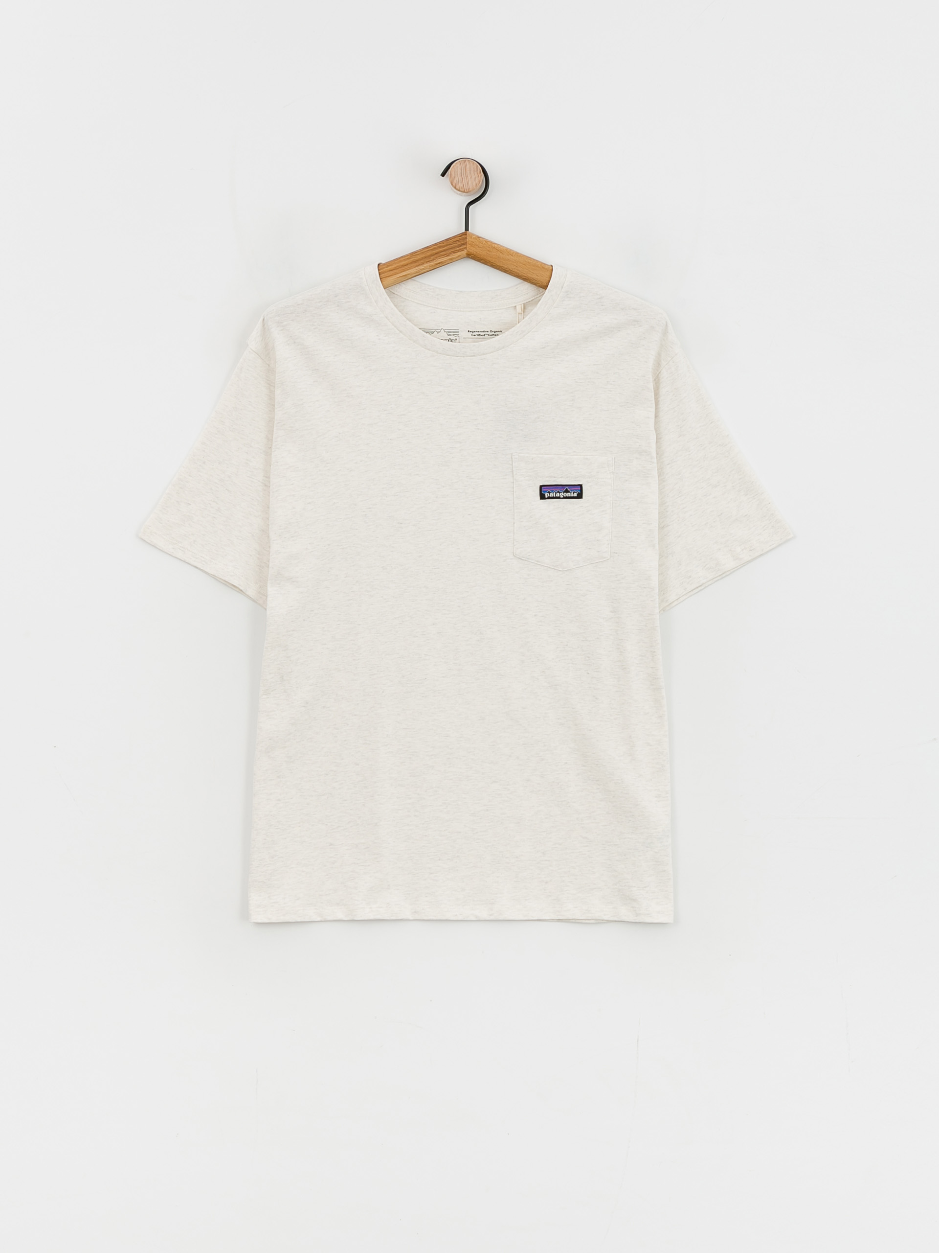 Patagonia Regenerative Organic Certified Cotton Lightweight Pocket T-shirt (birch white)