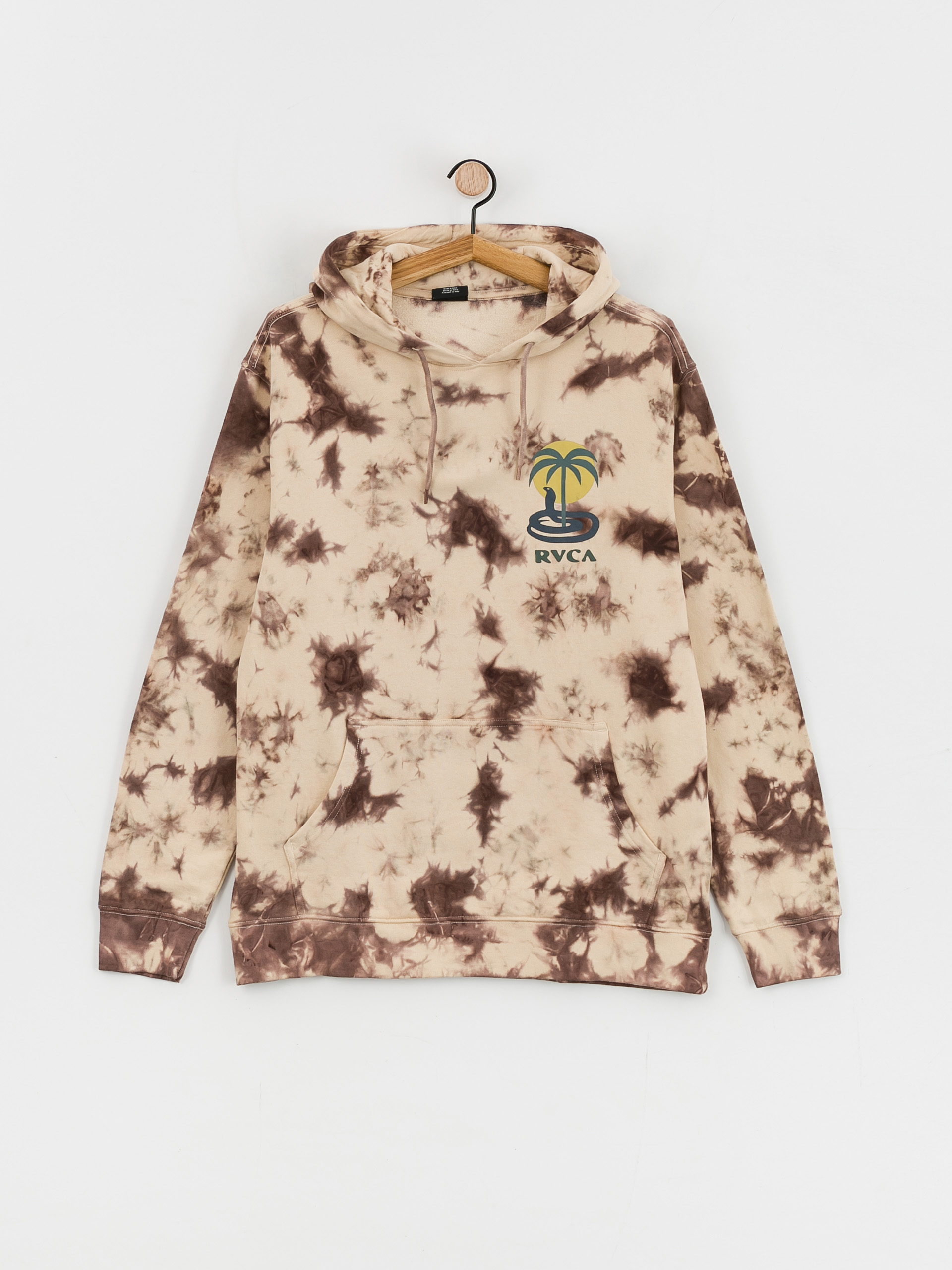 RVCA Cobra Mirage HD Hoodie (khaki tie dye)