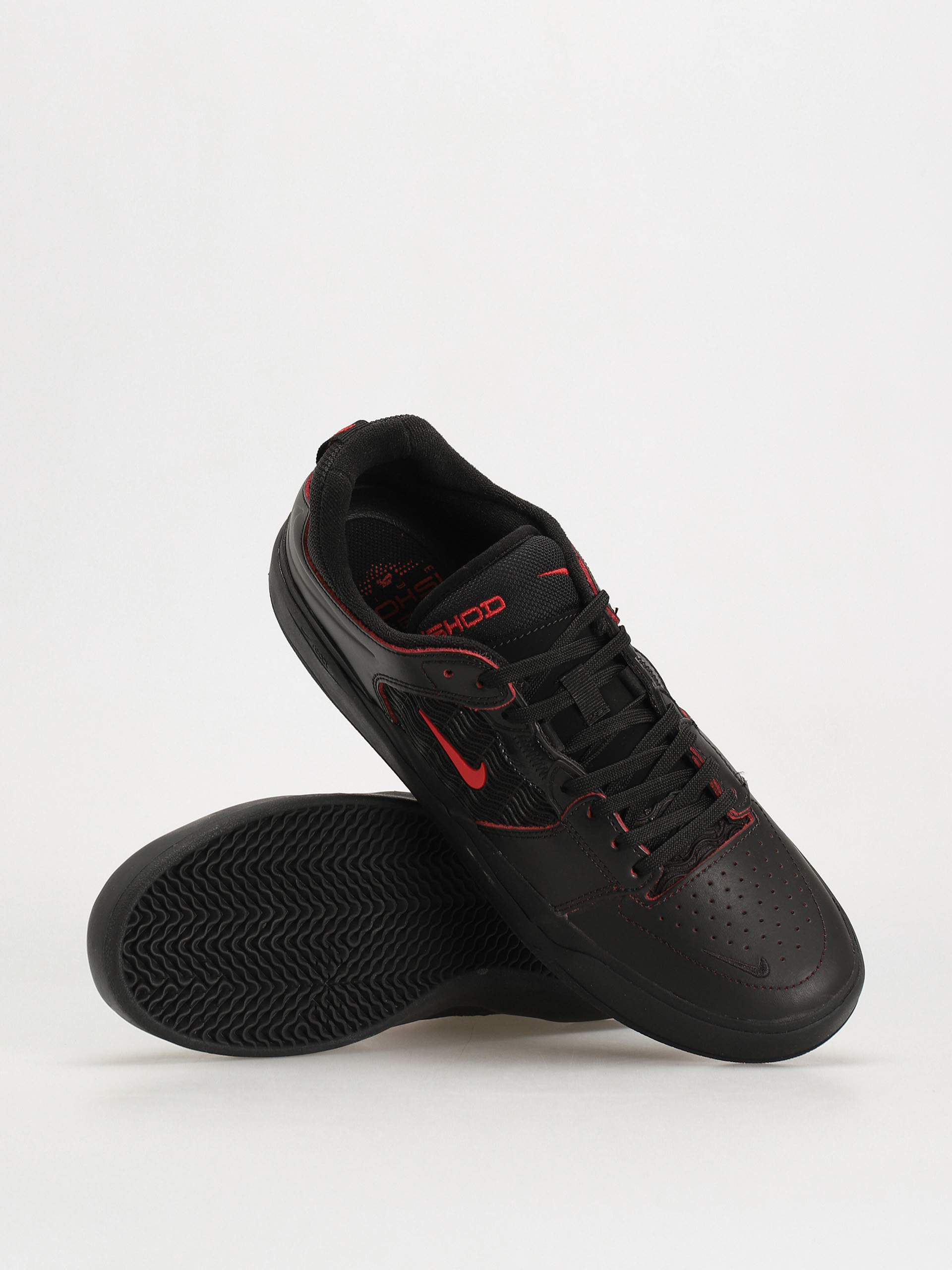Nike SB Ishod Premium Shoes - black (black/university red black black)