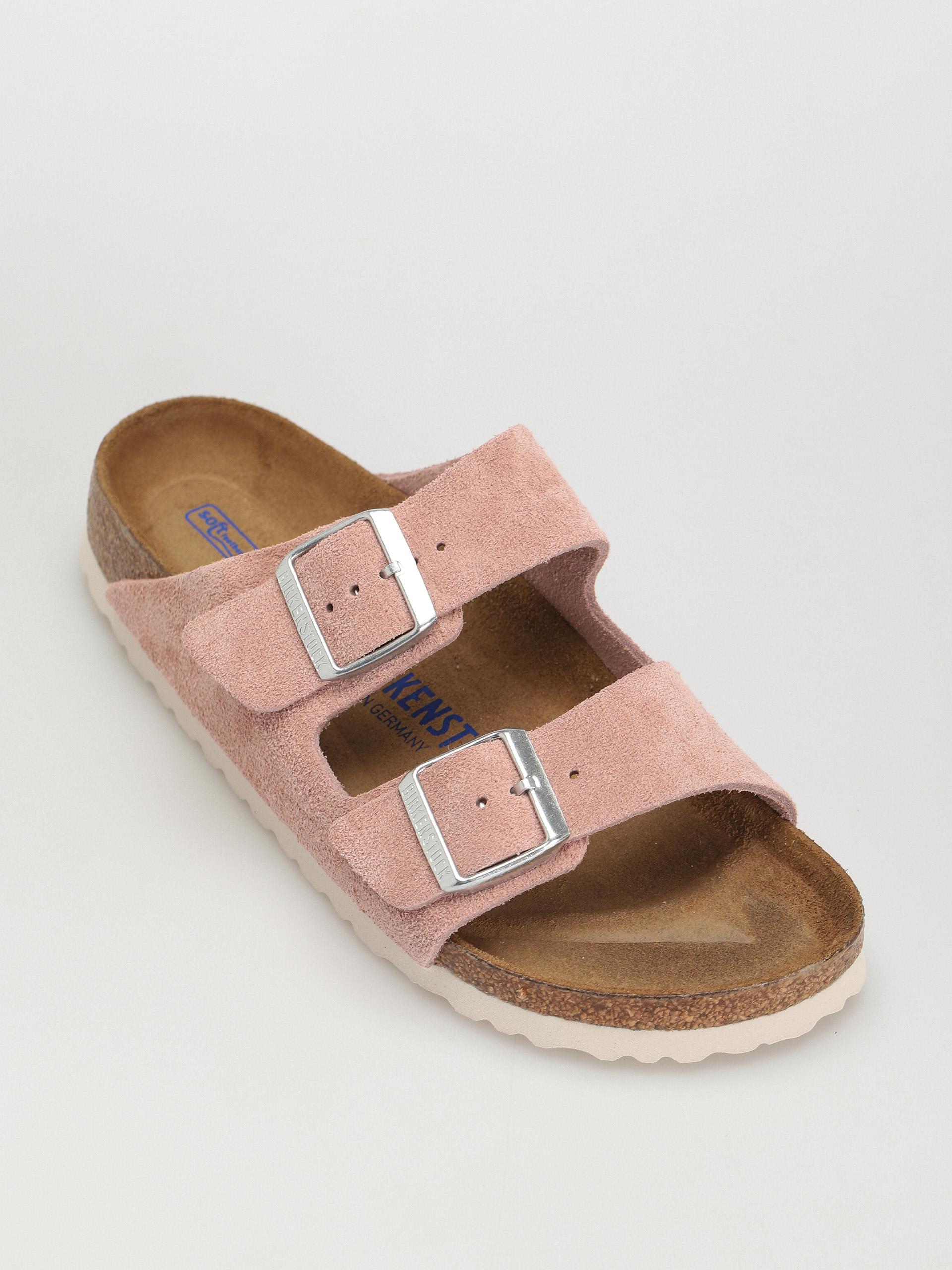 Birkenstock Arizona Suede Narrow Sandale Wmn (pink clay)