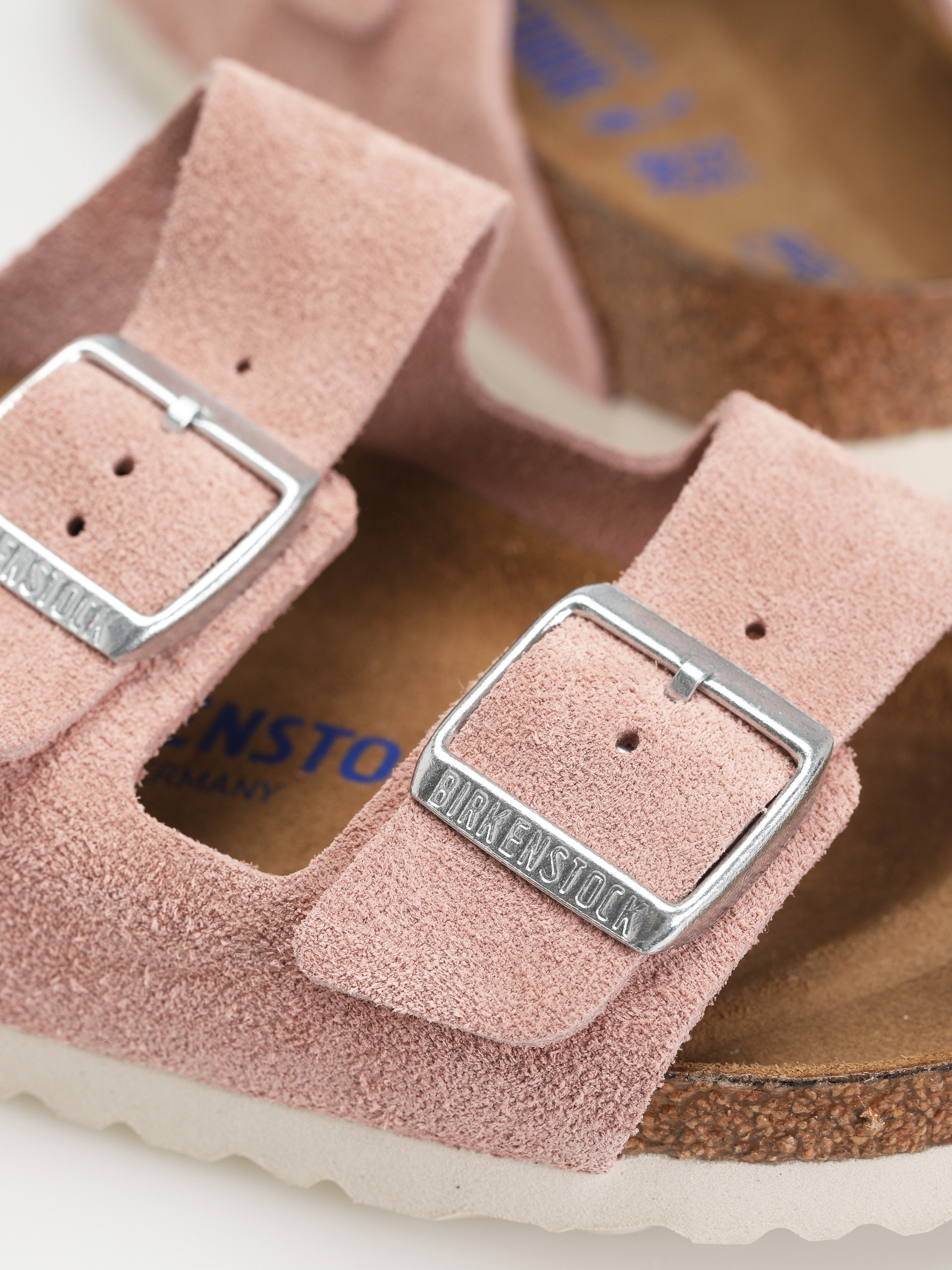 Birkenstock Arizona Suede Narrow Flip-flops Wmn (pink clay)