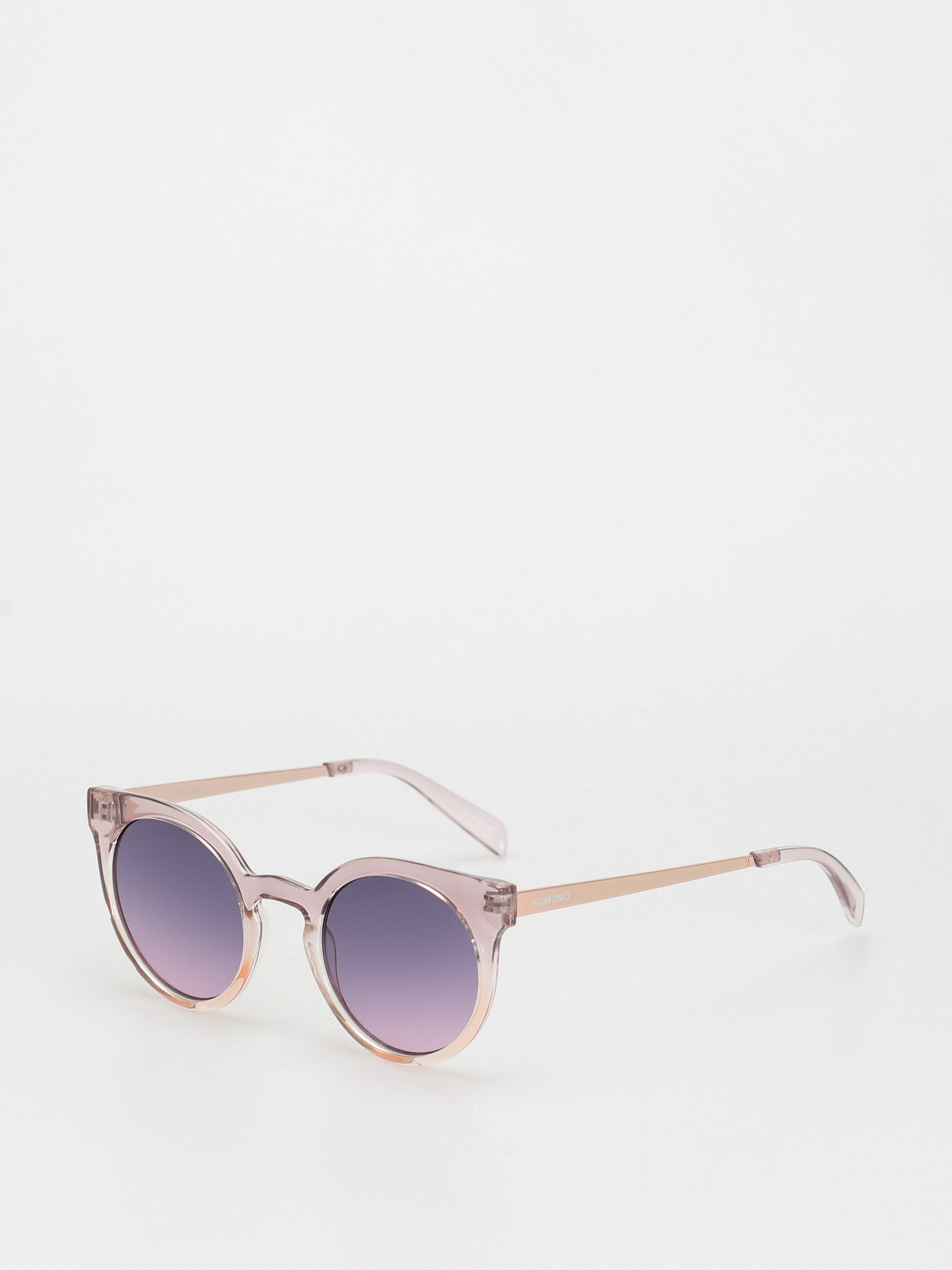 Komono Lulu Metal Sunglasses (blush rose gold)