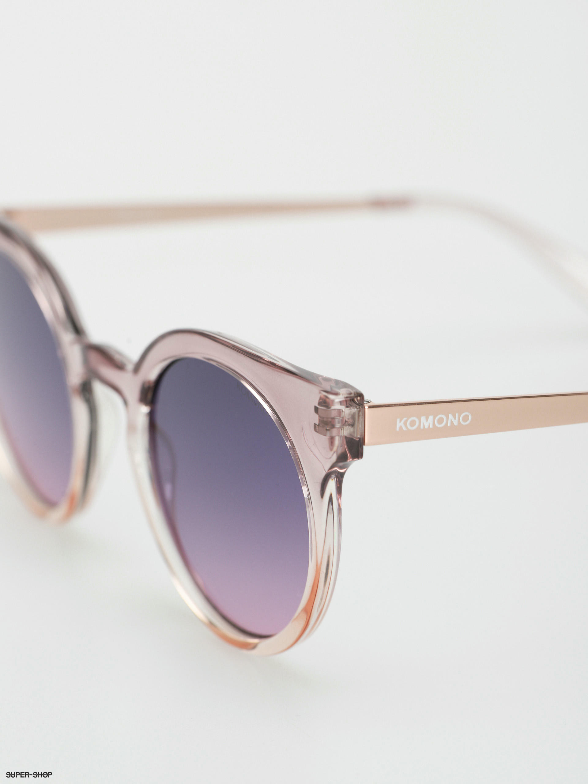 Komono Lulu Metal Sunglasses (blush rose gold)