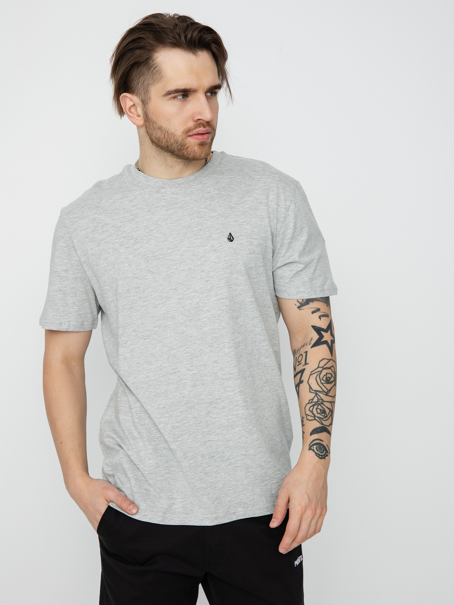 Volcom Stone Blanks Bsc T-shirt (heather grey)