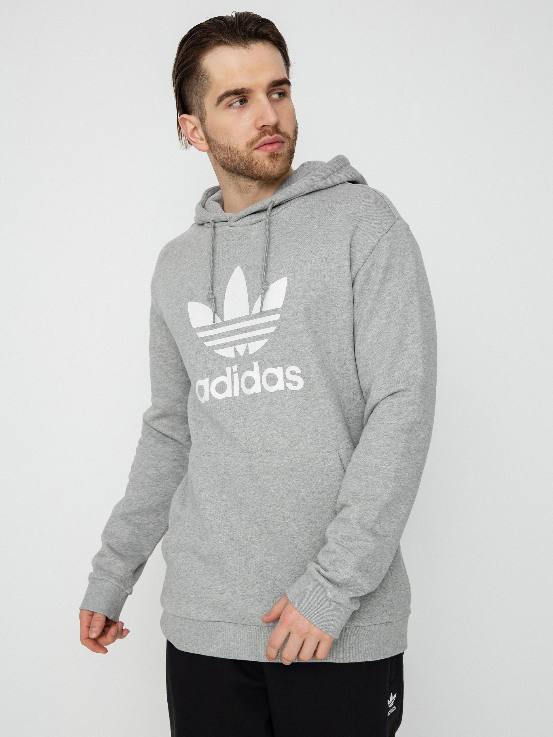 adidas Originals Trefoil HD Hoodie (mgreyh)