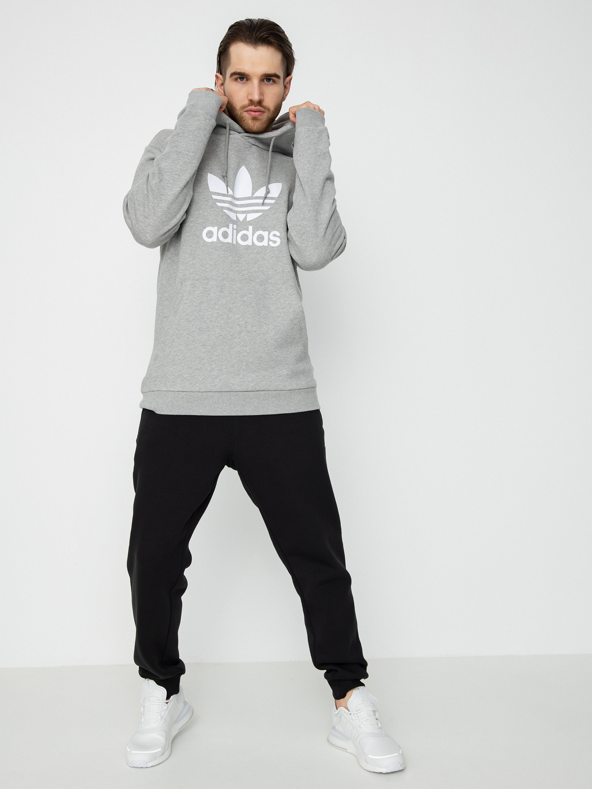 adidas Originals Trefoil HD Hoodie (mgreyh)