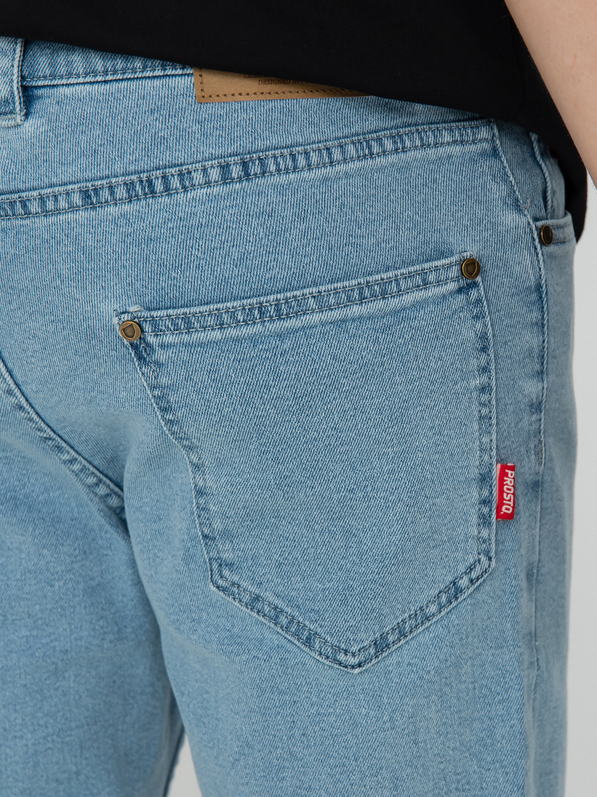 Prosto Regular Pocklog Pants (light blue)