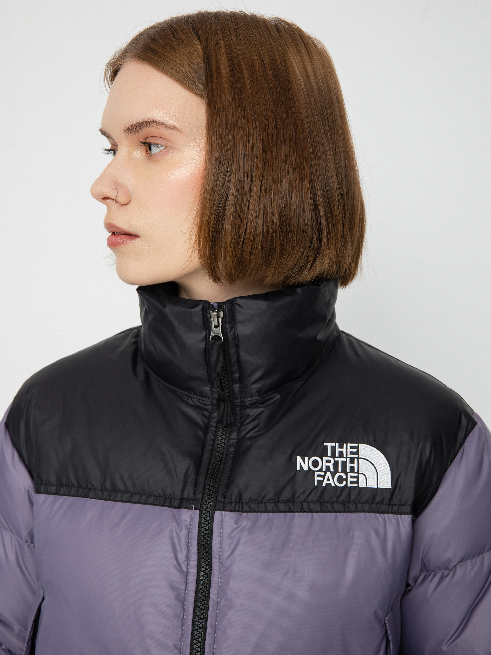 The North Face Nuptse Short Jacket Wmn - violet (lunar slate)