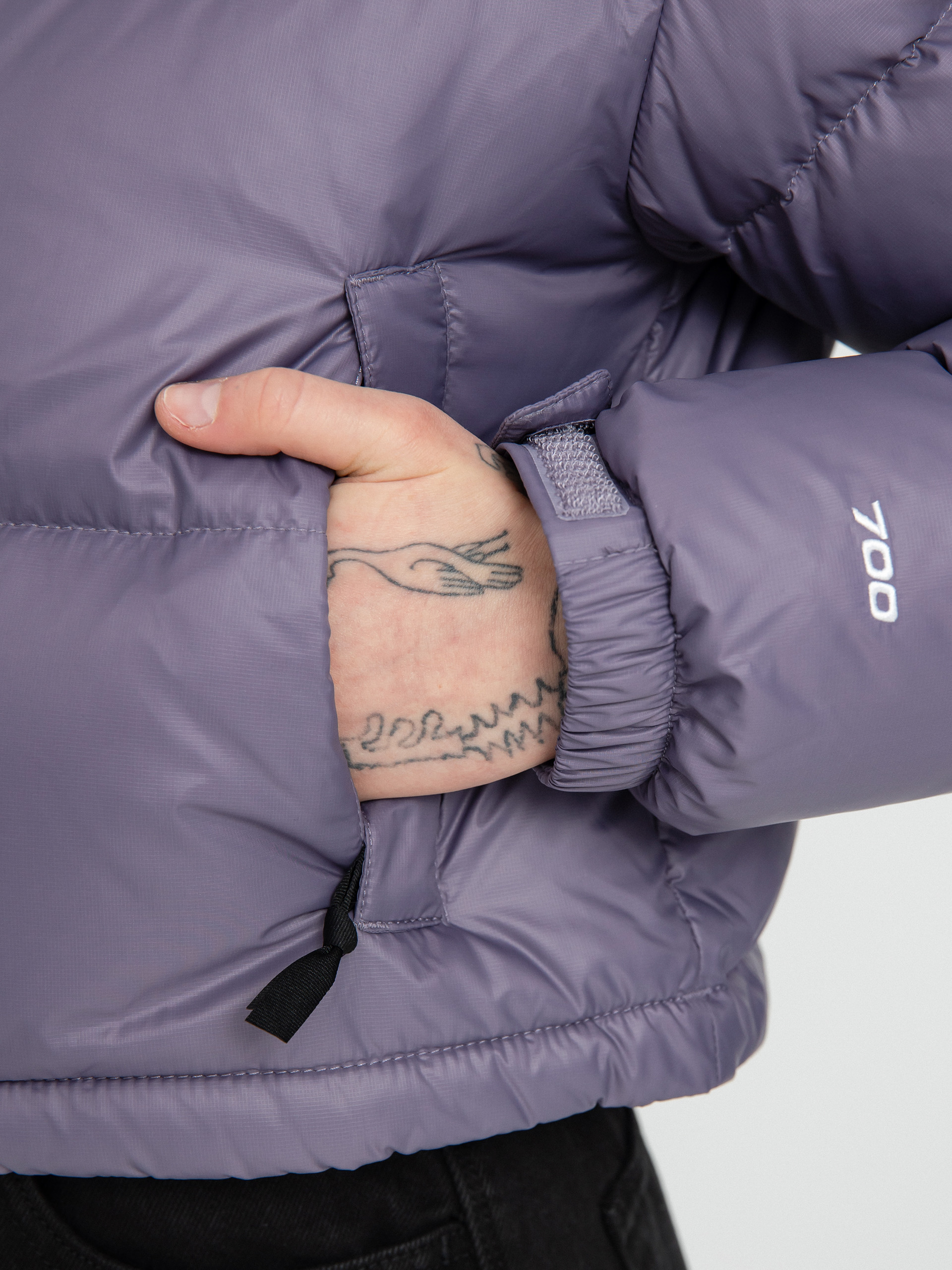 The North Face Nuptse Short Jacket Wmn (lunar slate)