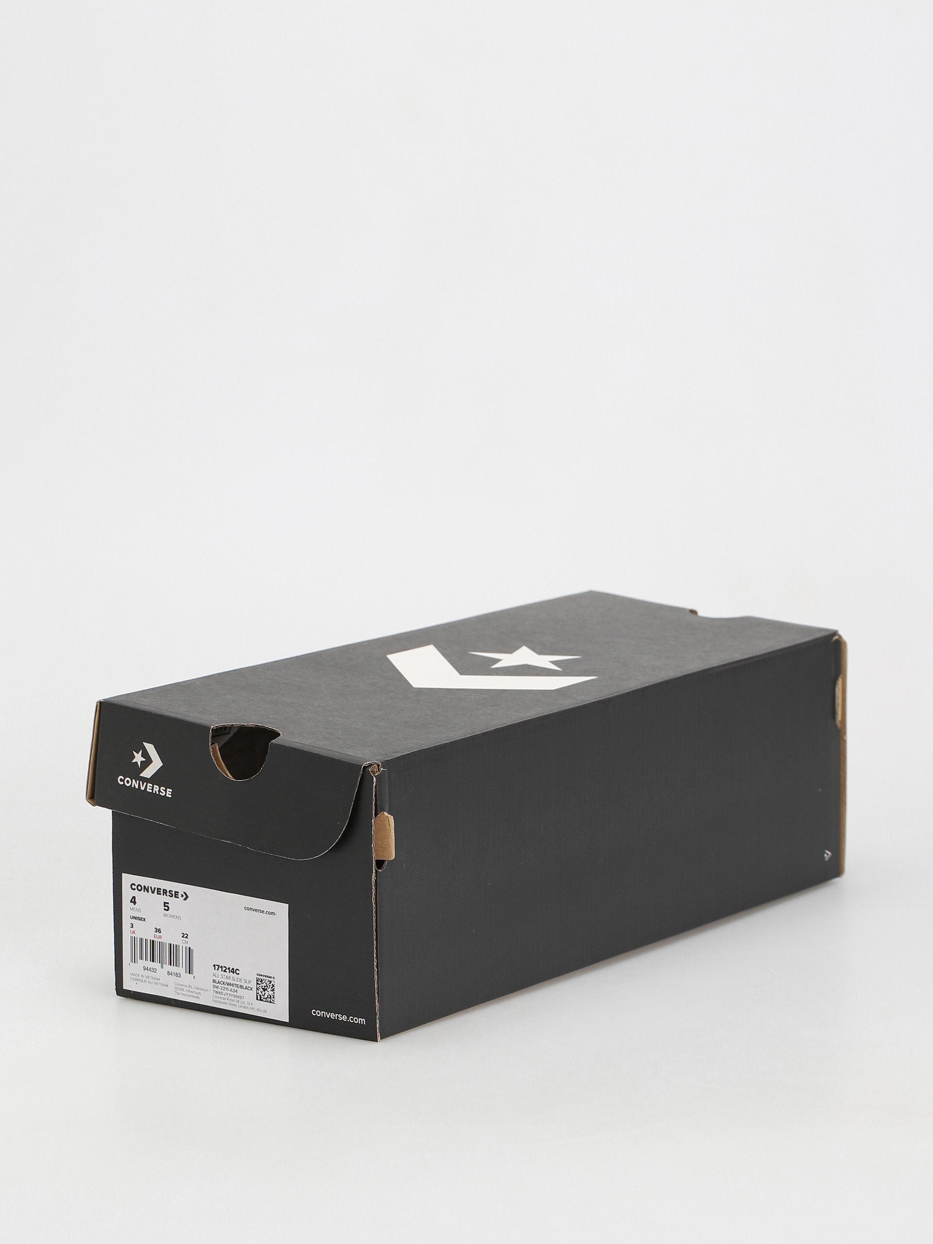 Converse All Star Slide Slip Flip Flops (black/white/black)