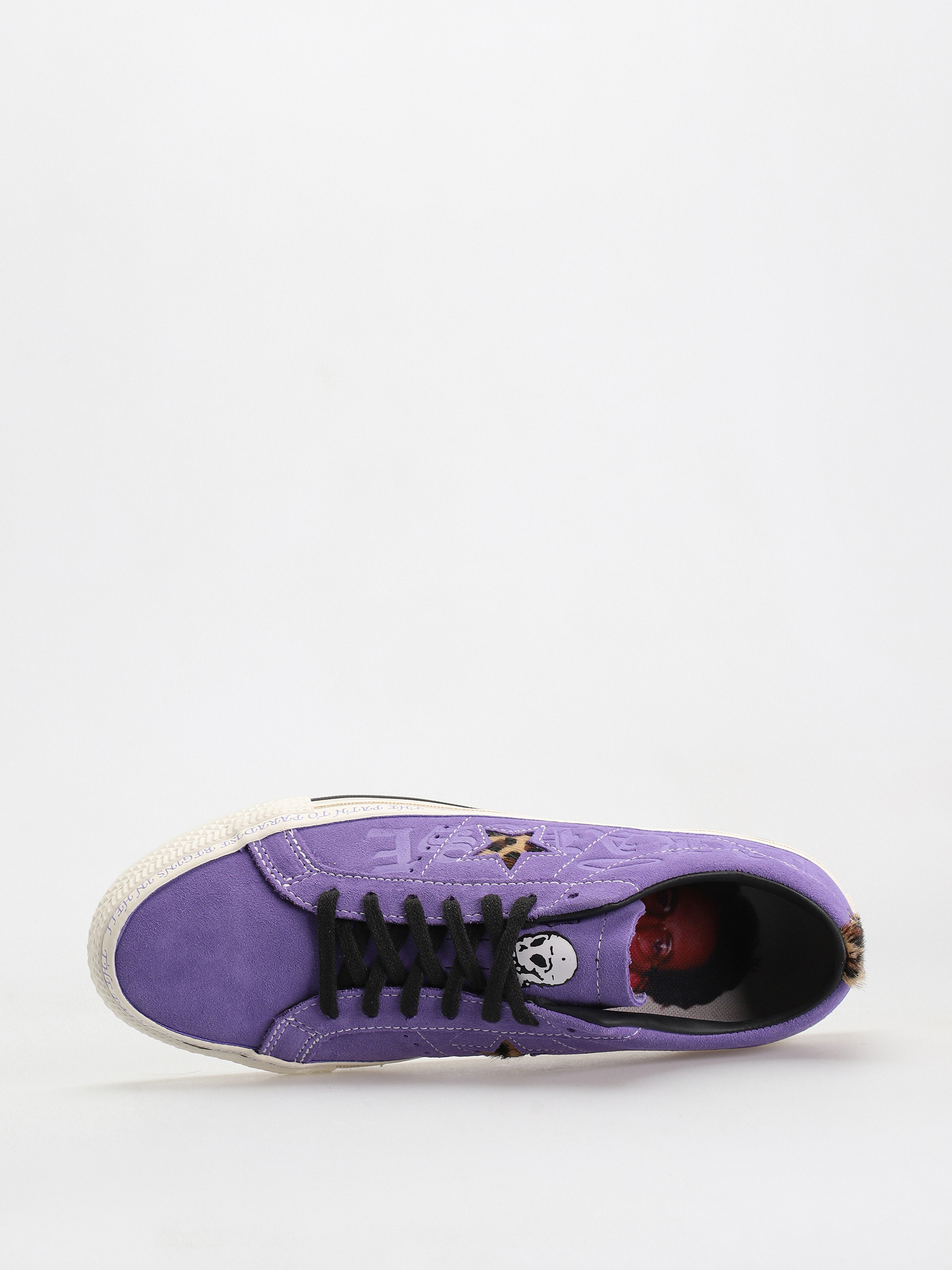 Converse One Star Pro OX Shoes (wild lilac/black/egret)