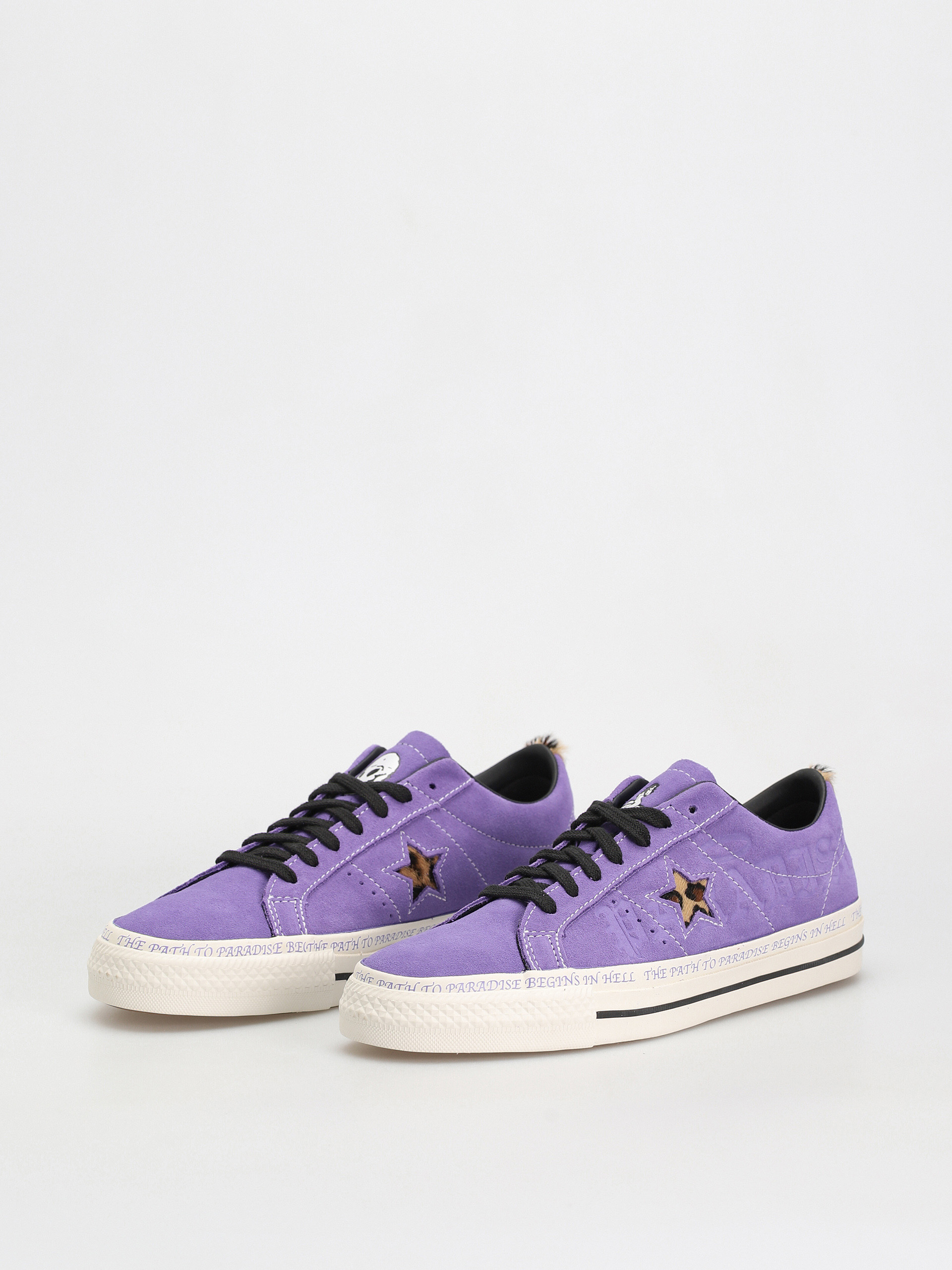Converse One Star Pro OX Shoes (wild lilac/black/egret)