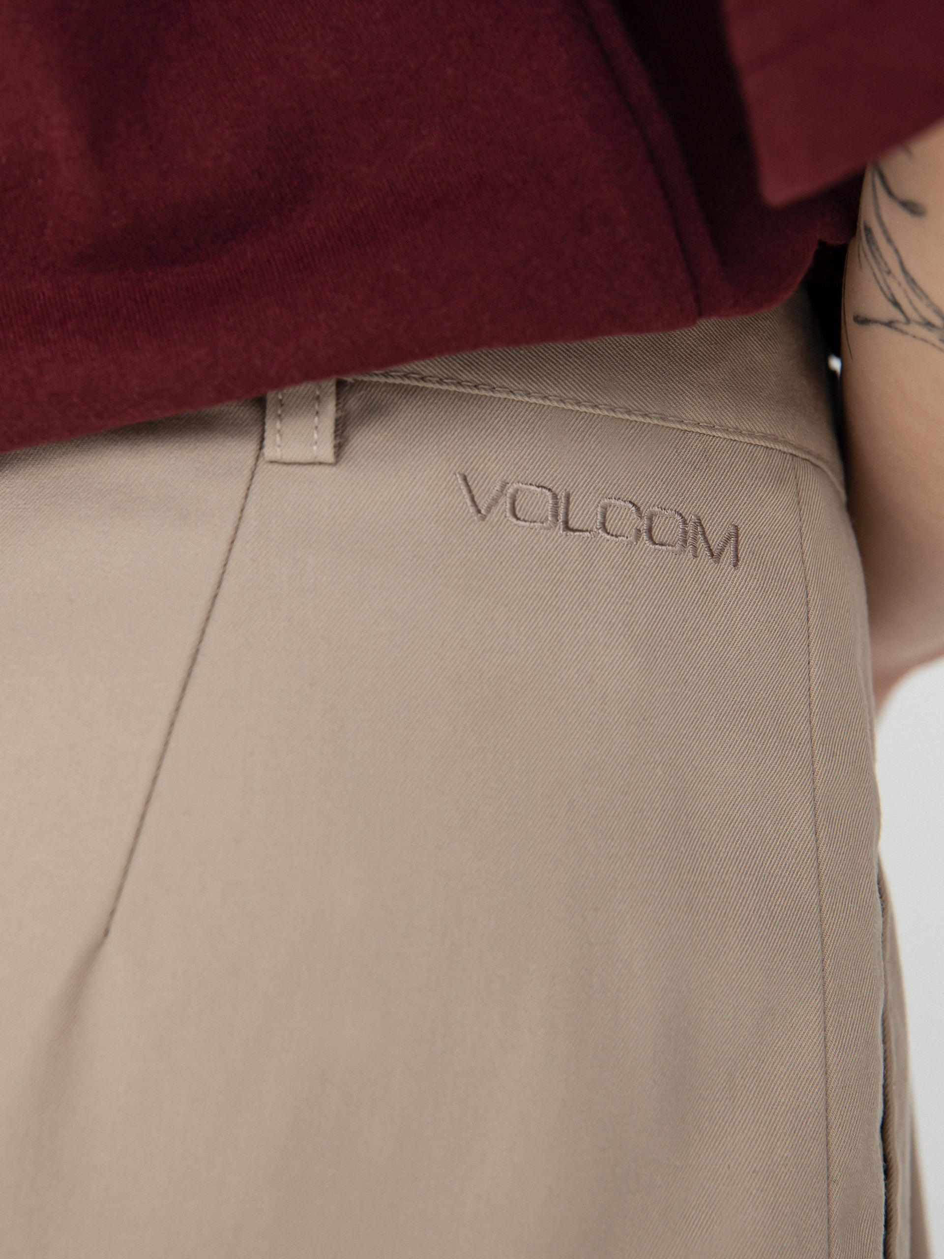 Volcom Histone Pants Wmn (taupe)