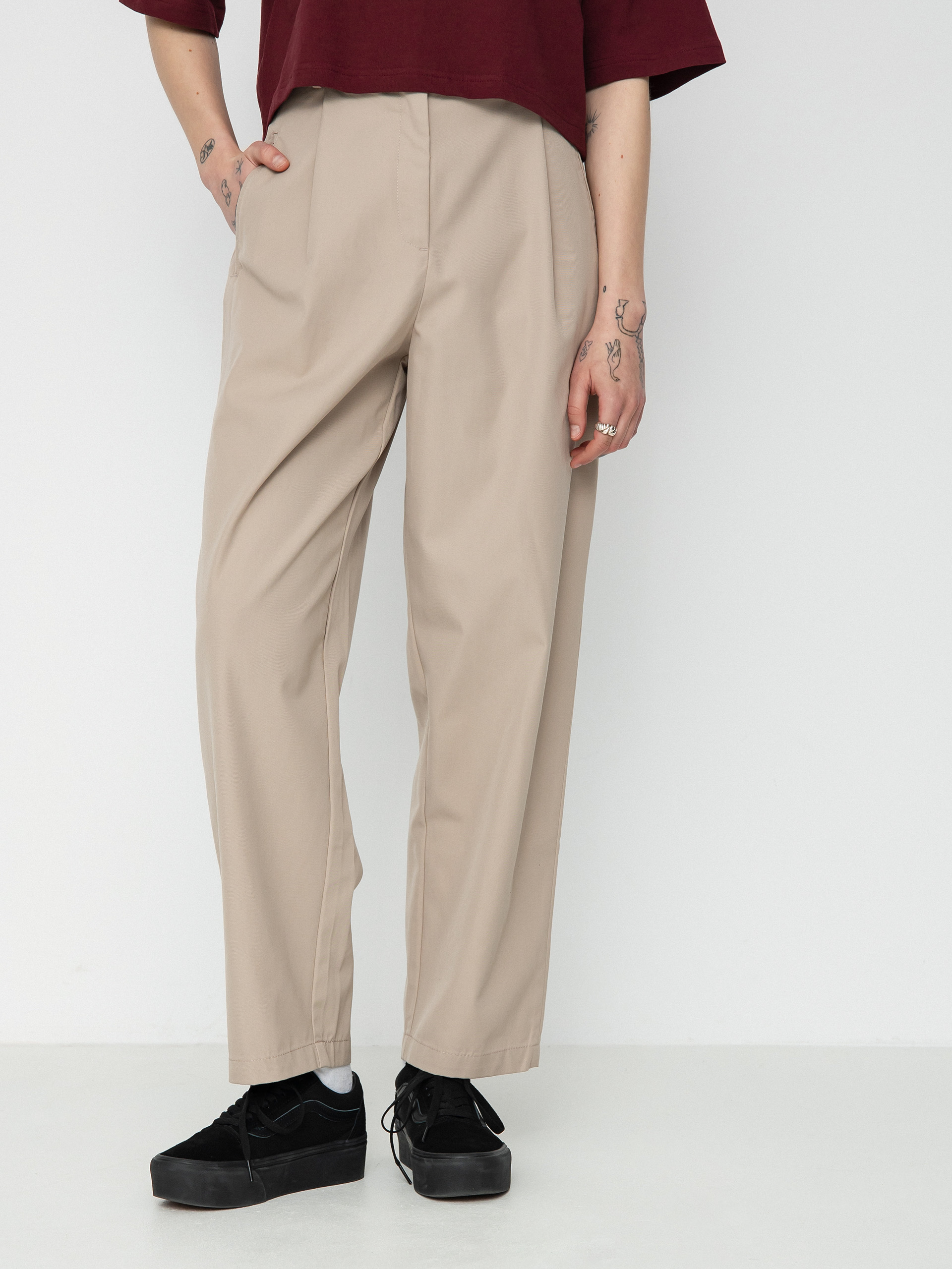 Volcom Histone Pants Wmn (taupe)