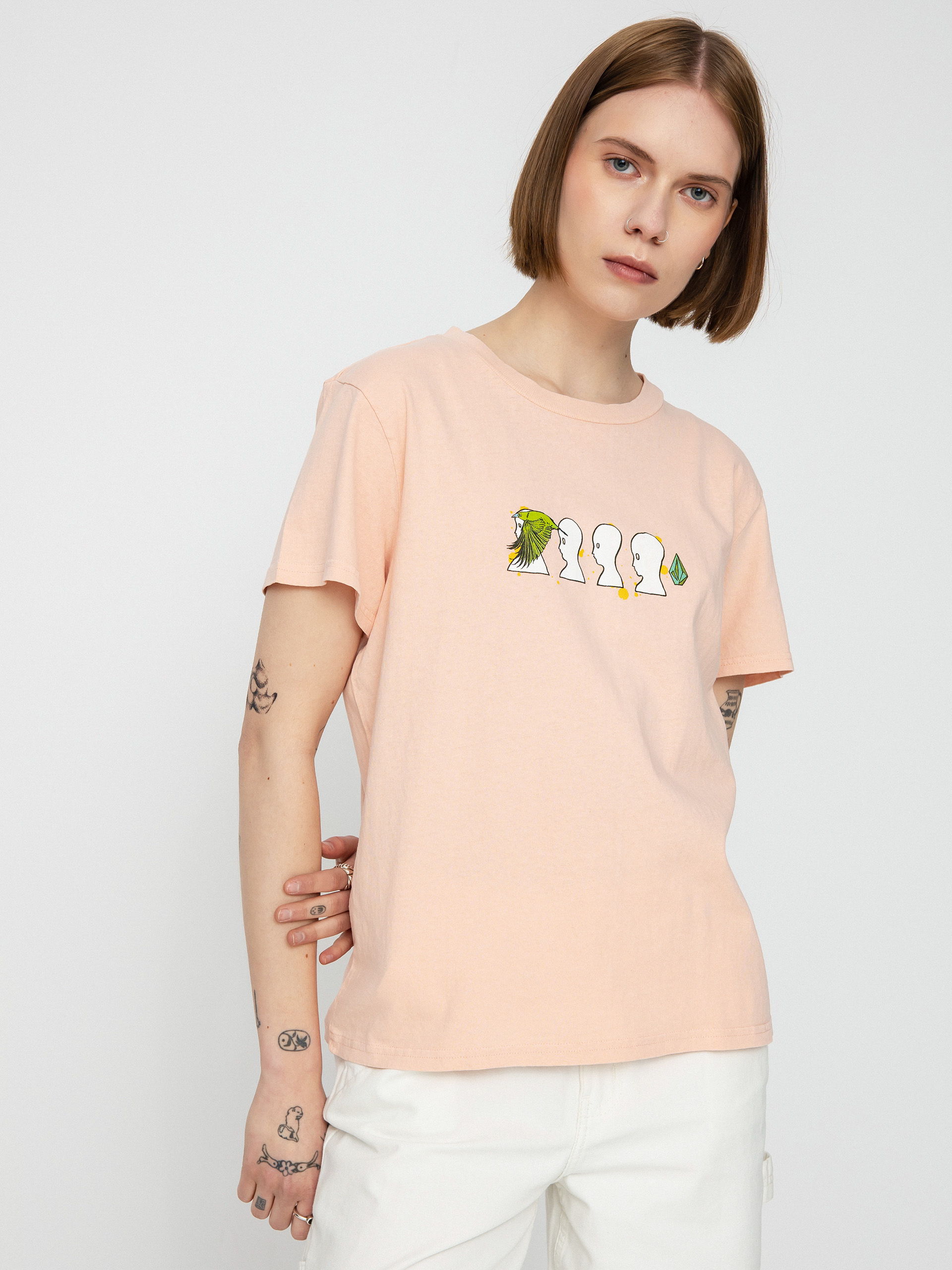 Volcom Fa Ed Merlin Murray T-shirt Wmn (melon)