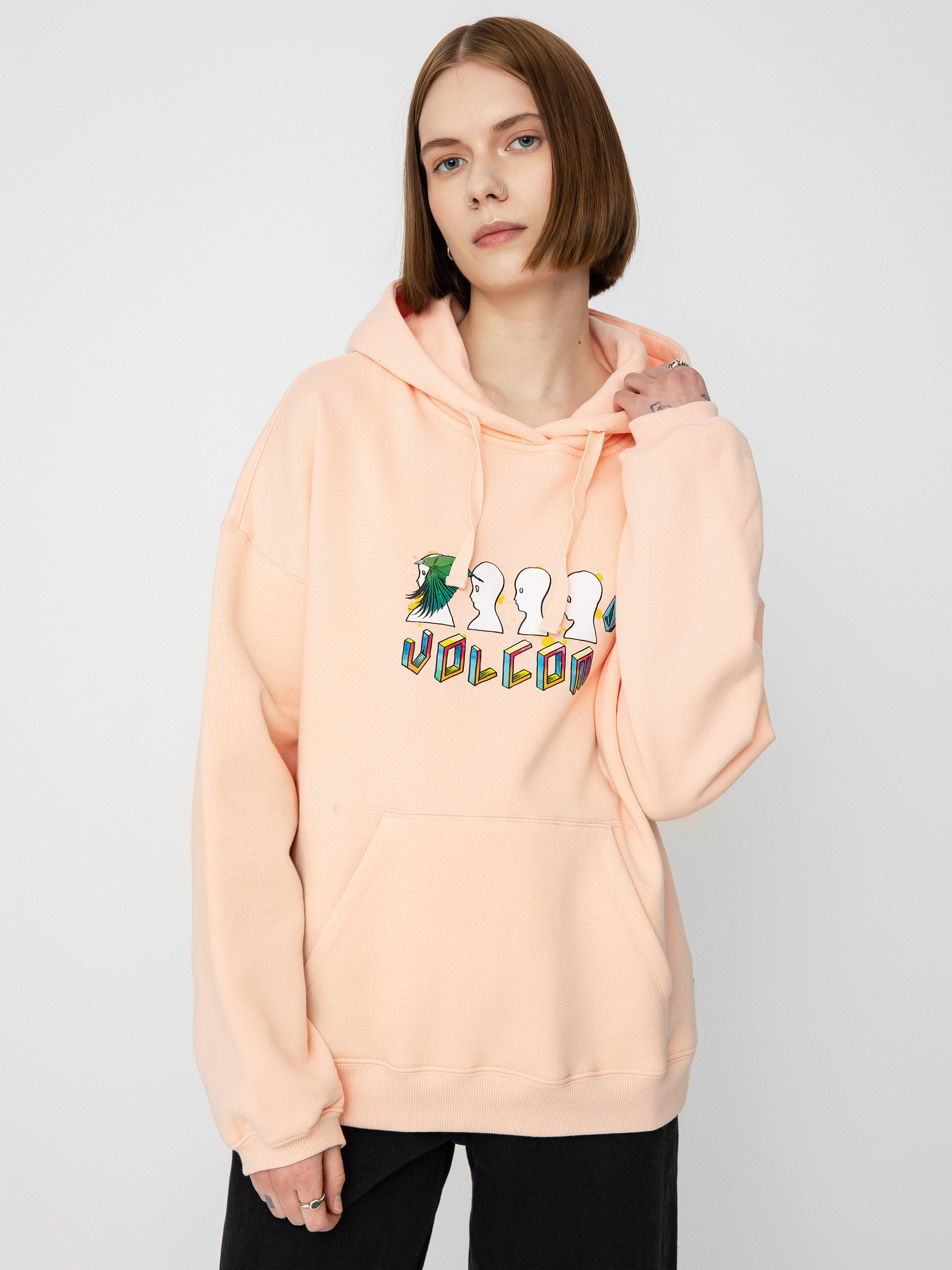 Volcom Fa Ed Merlin Murray HD Hoodie Wmn (melon)