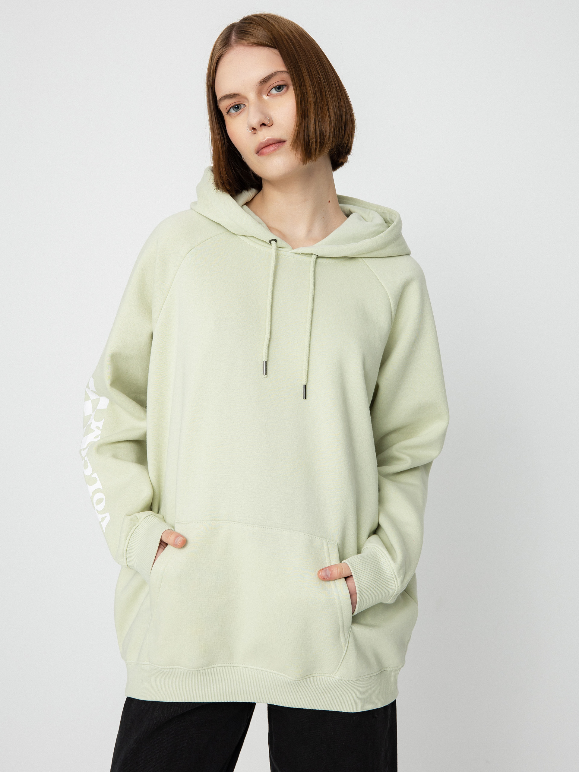 Volcom Truly Stoked Bf HD Hoodie Wmn (sage)