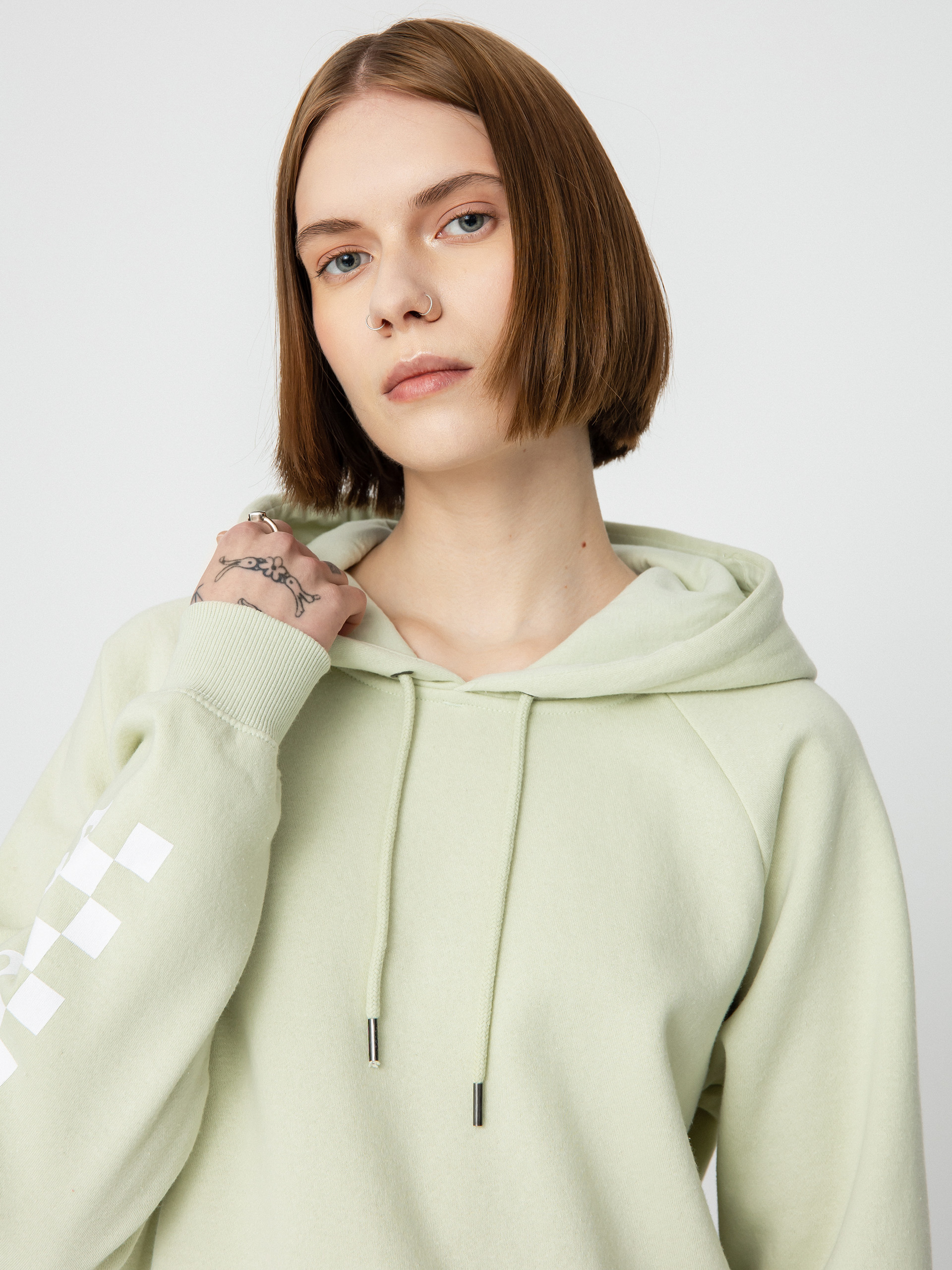 Volcom Truly Stoked Bf HD Hoodie Wmn (sage)