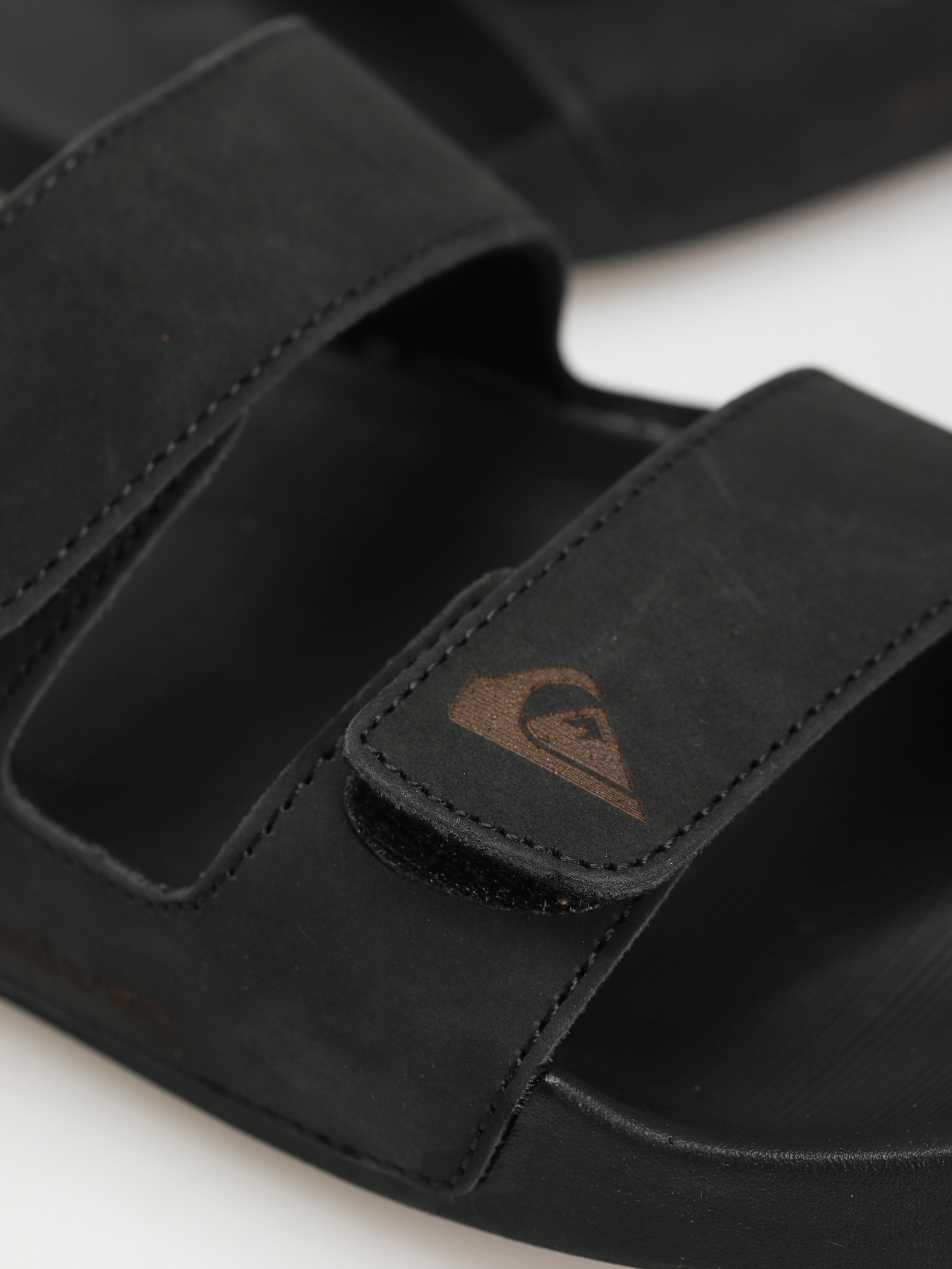 Quiksilver Rivi Leather Flip-flops (black 1)
