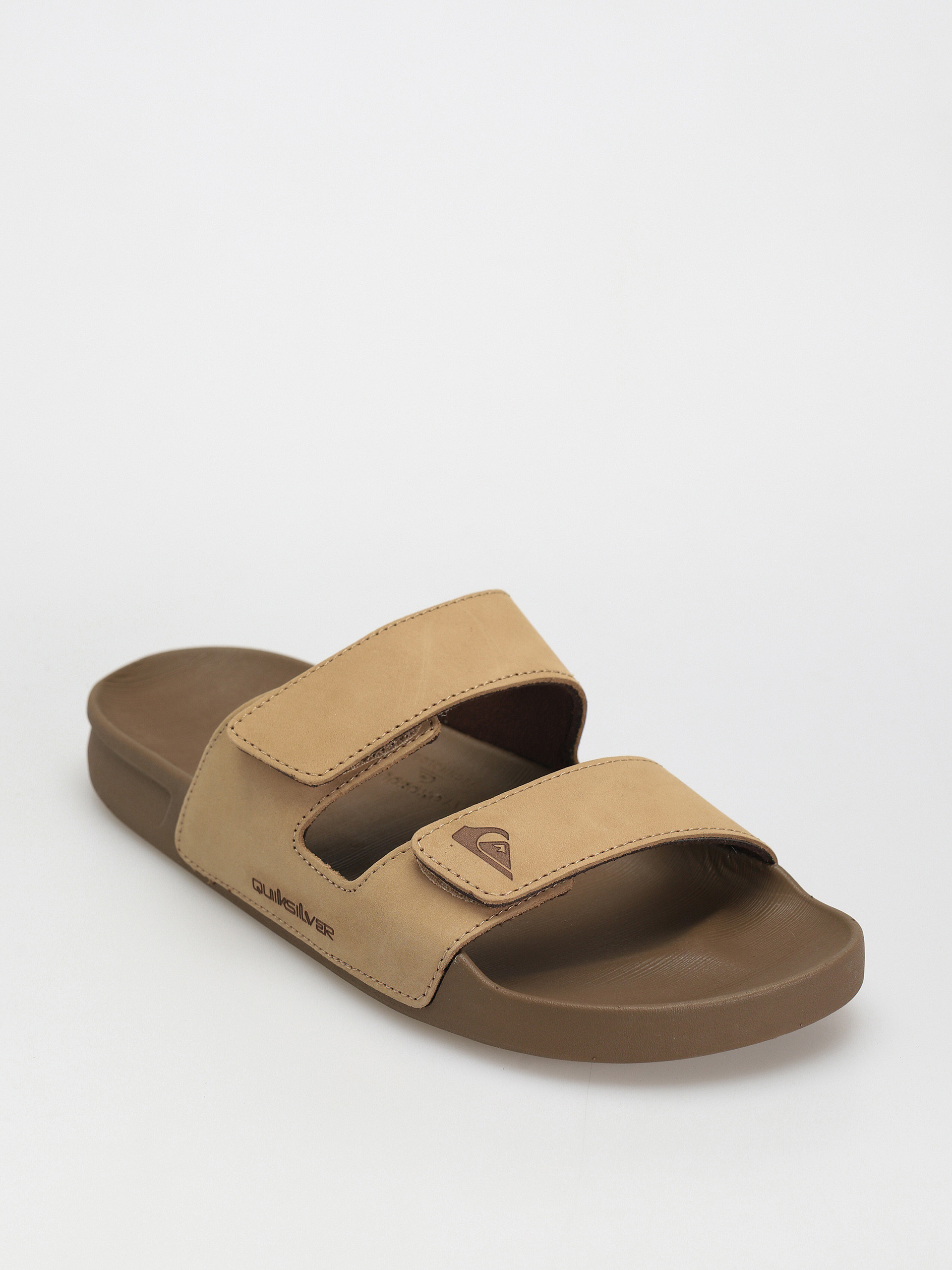 Quiksilver Rivi Leather Flip-flops (tan 1)