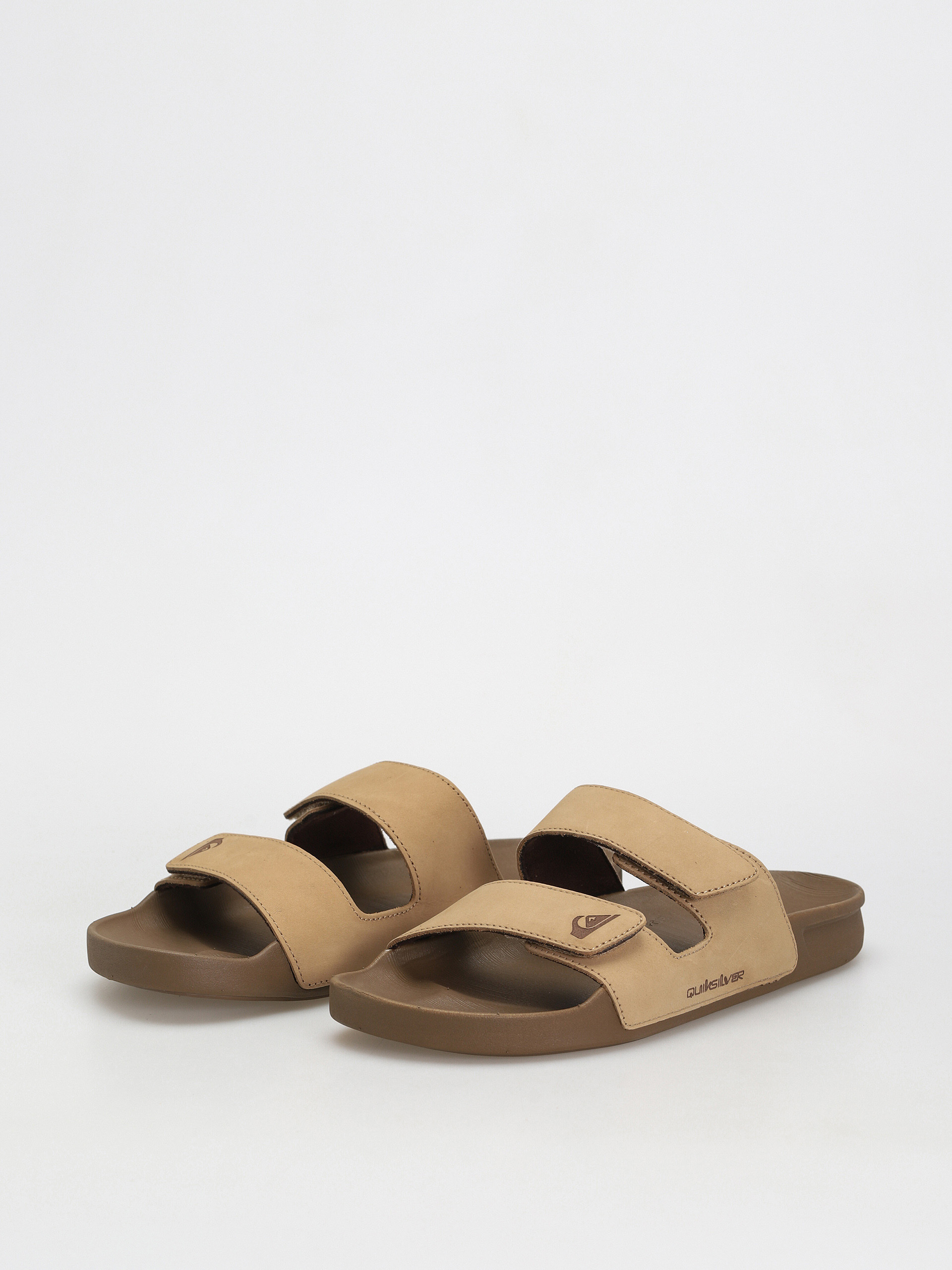 Quiksilver Rivi Leather Flip-flops (tan 1)