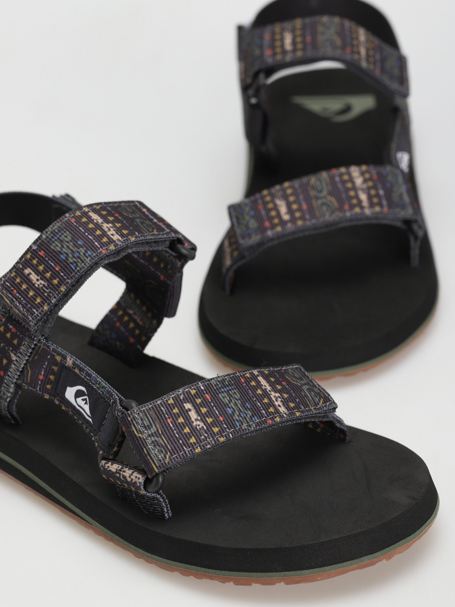 Quiksilver Monkey Caged Sandals (black/blue/green)