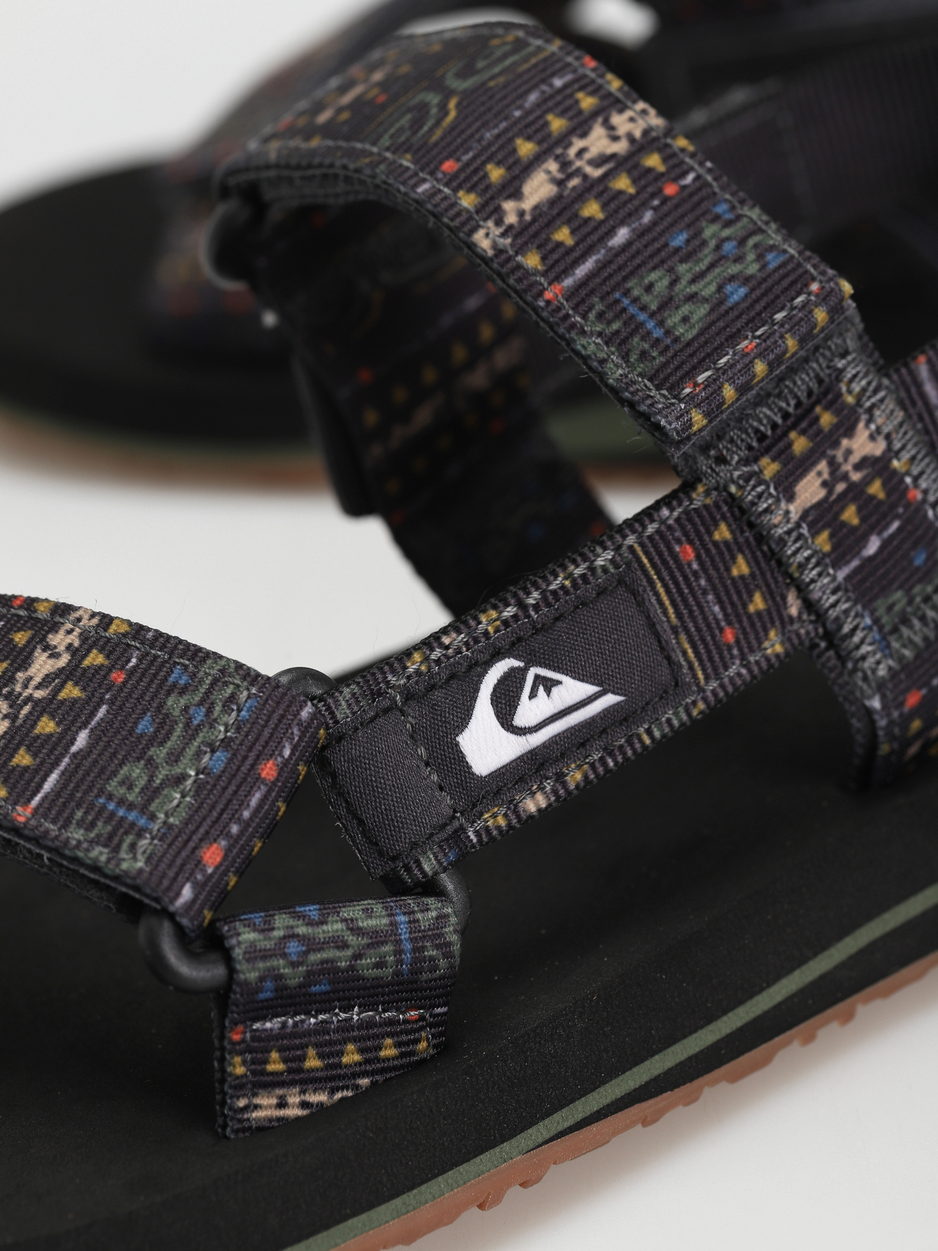 Quiksilver Monkey Caged Sandals (black/blue/green)