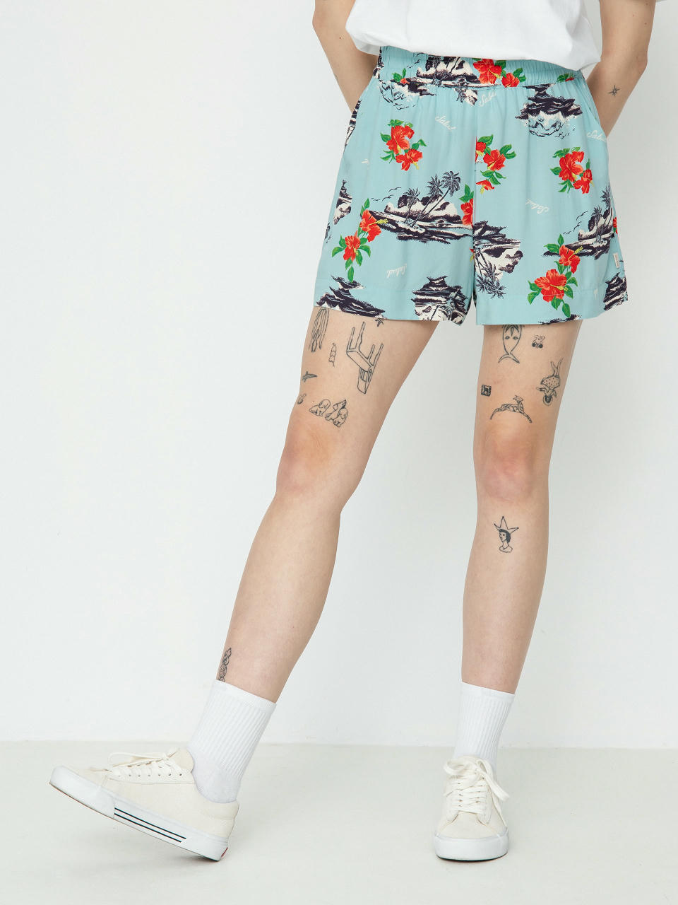 Brixton Paradise Shorts Wmn (canal blue)