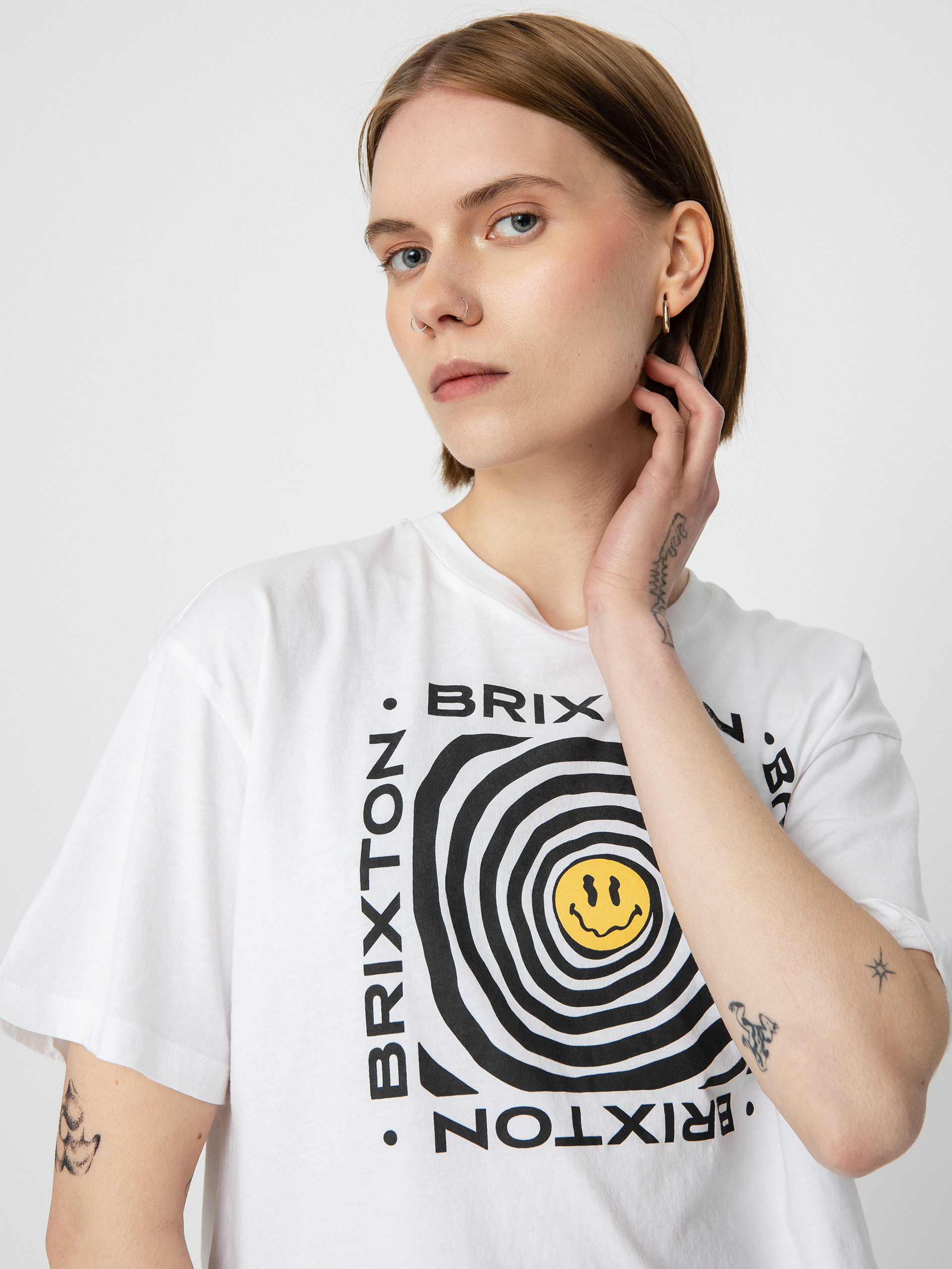Brixton Dizzy Skimmer T-shirt Wmn (white)