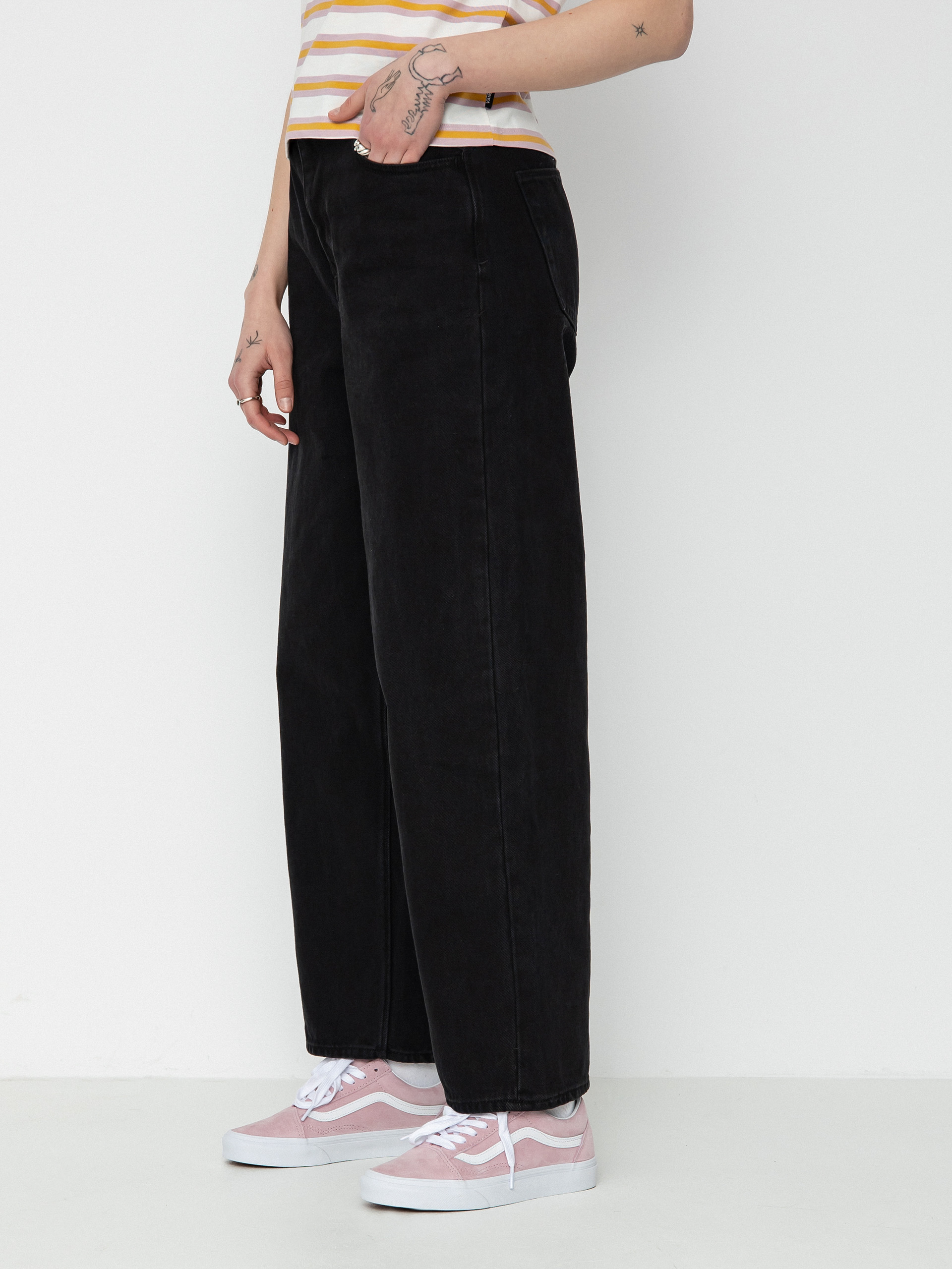 Volcom Weellow Denim Hose Wmn (black)