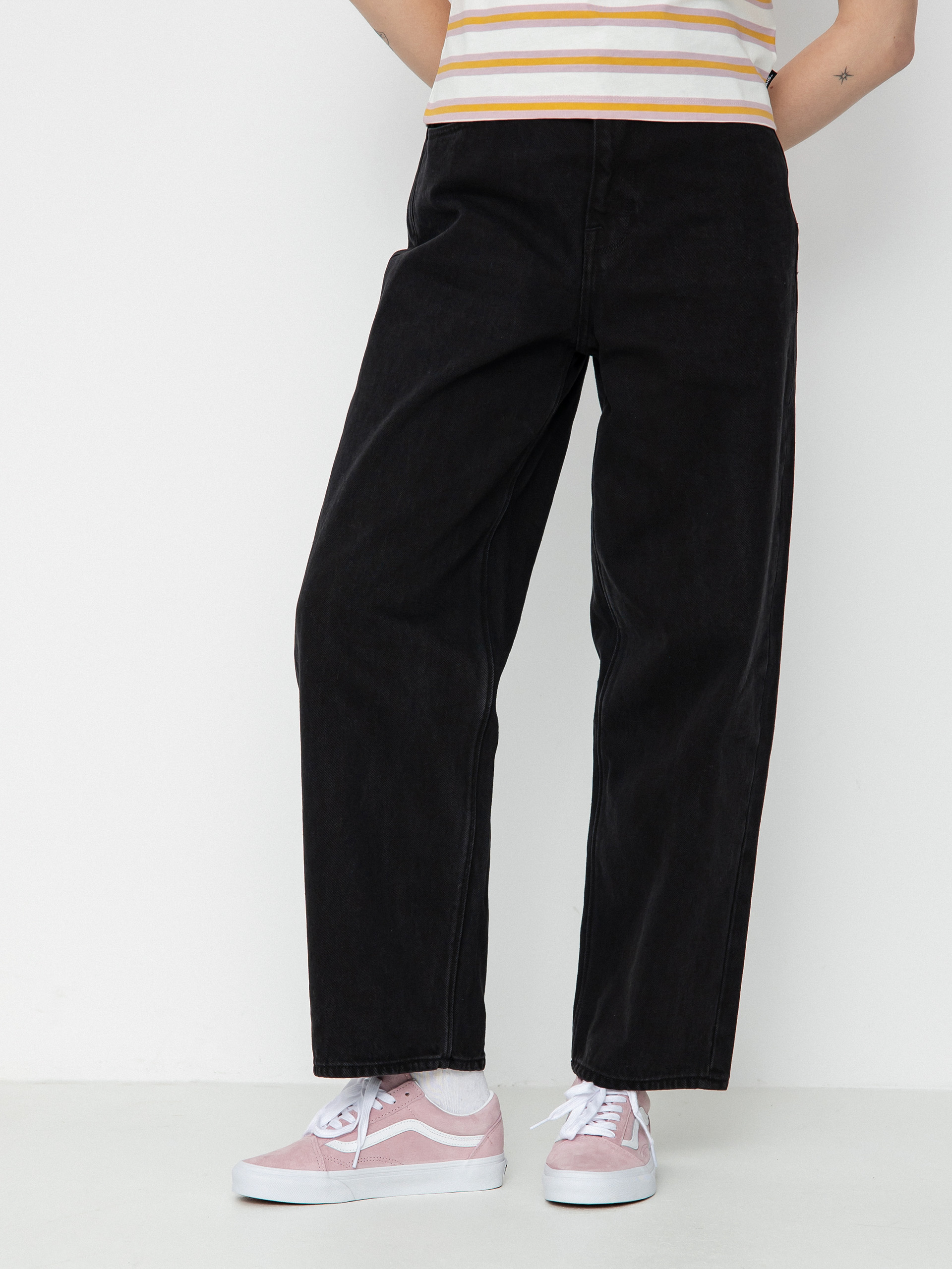 Volcom Weellow Denim Hose Wmn (black)