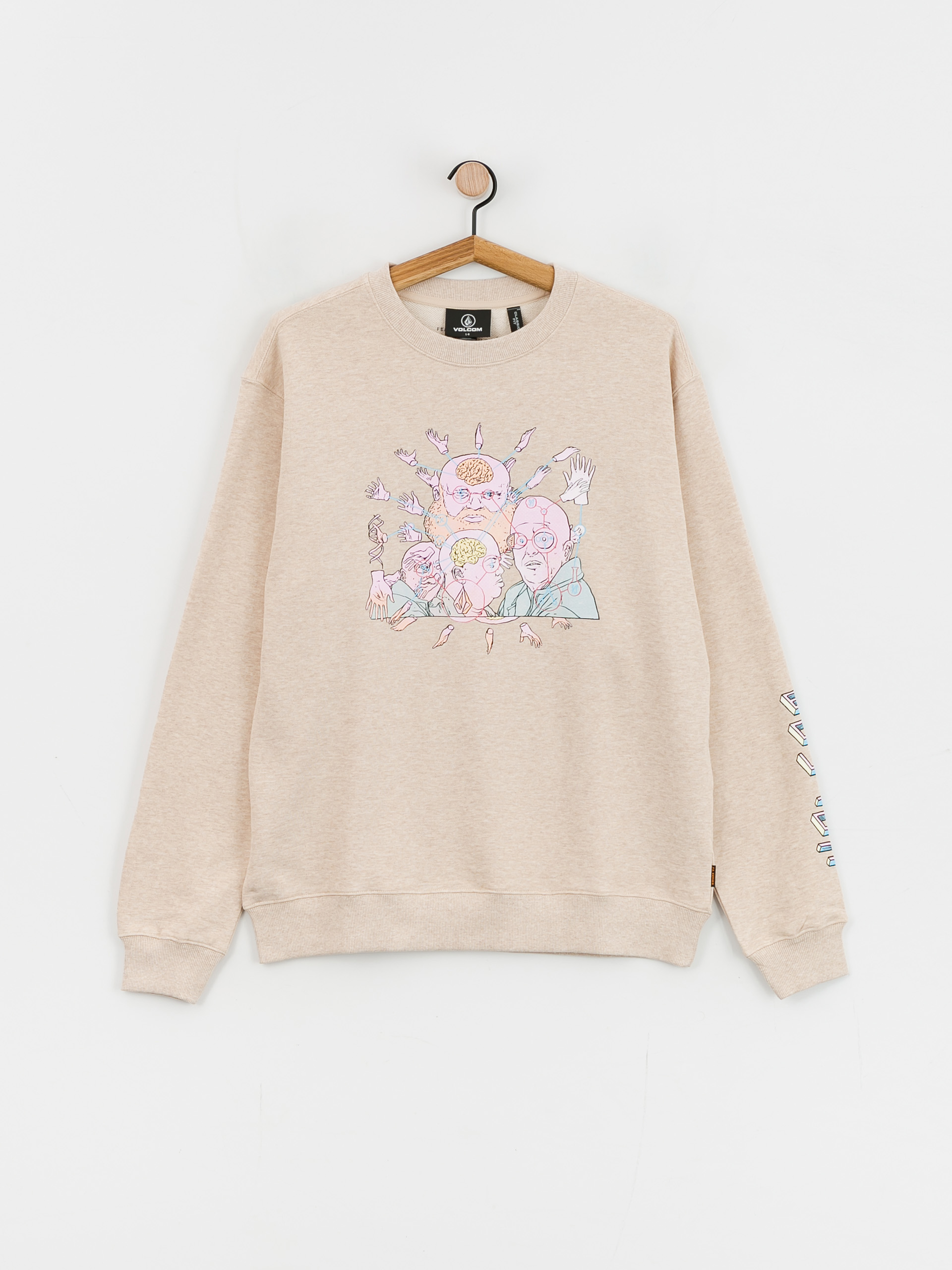 Volcom Fa Ed Merlin Murray Sweatshirt (whitecap grey)