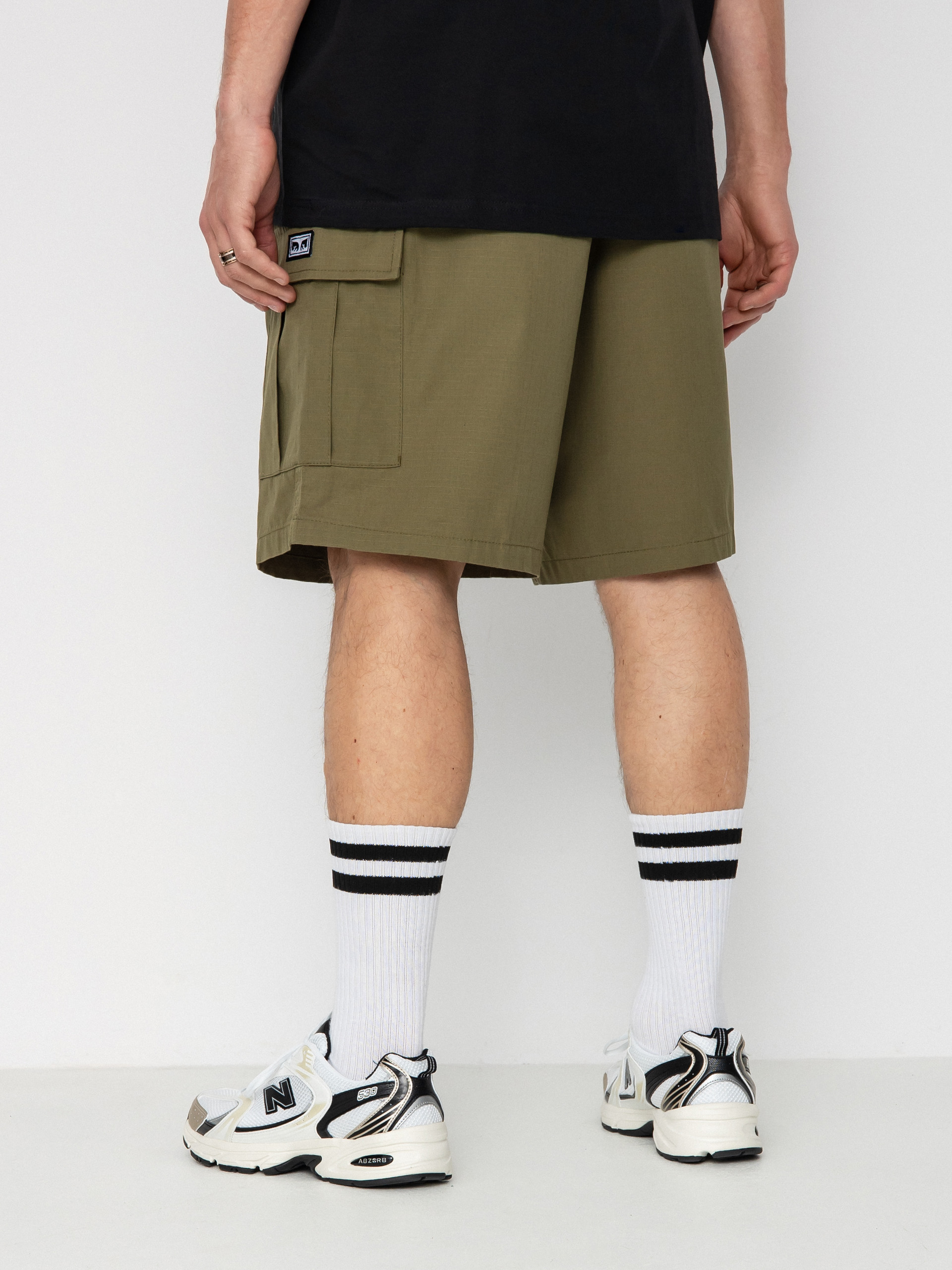 OBEY Easy Ripstop Cargo Shorts (field green)