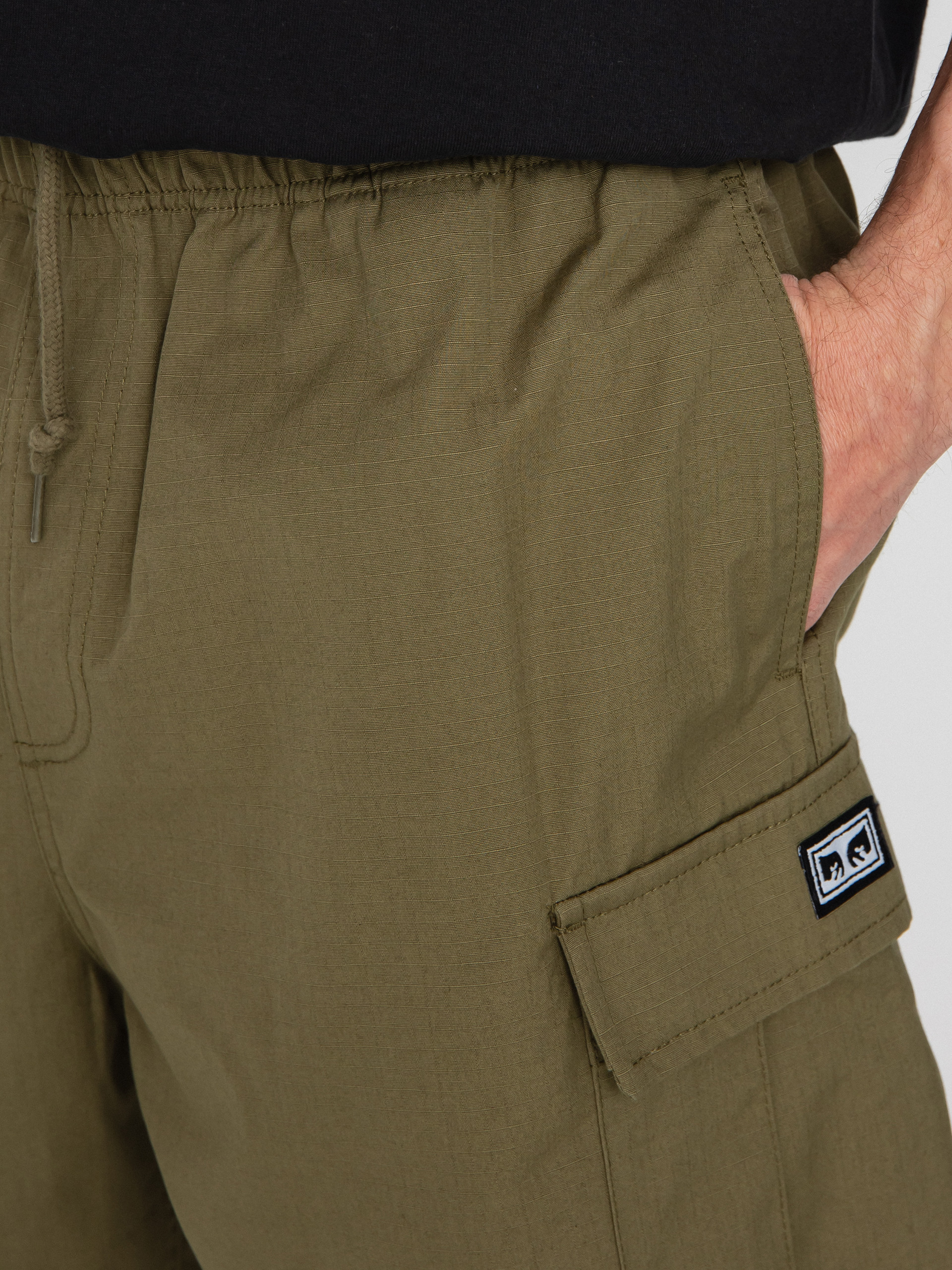 OBEY Easy Ripstop Cargo Shorts (field green)