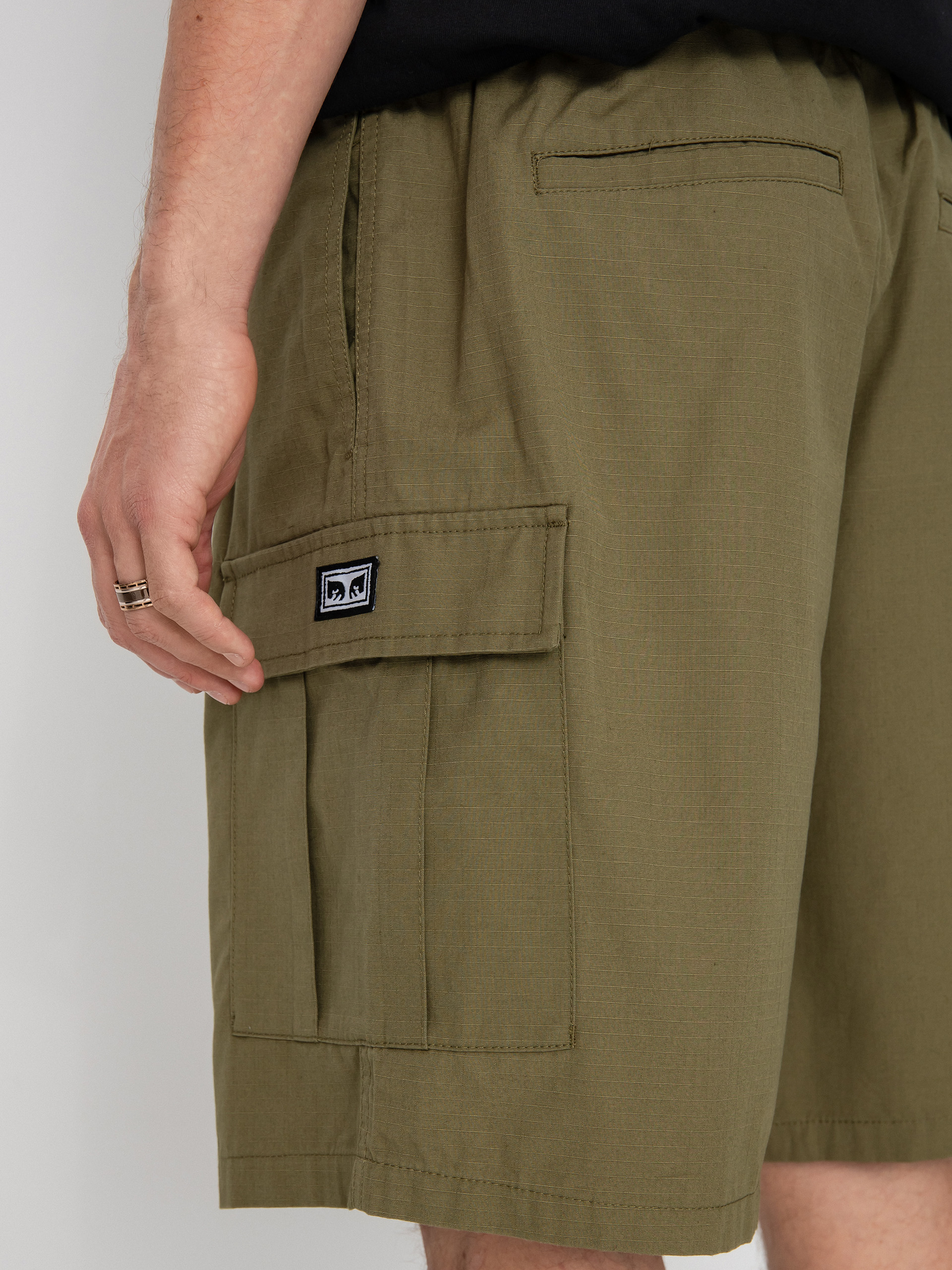 OBEY Easy Ripstop Cargo Shorts (field green)