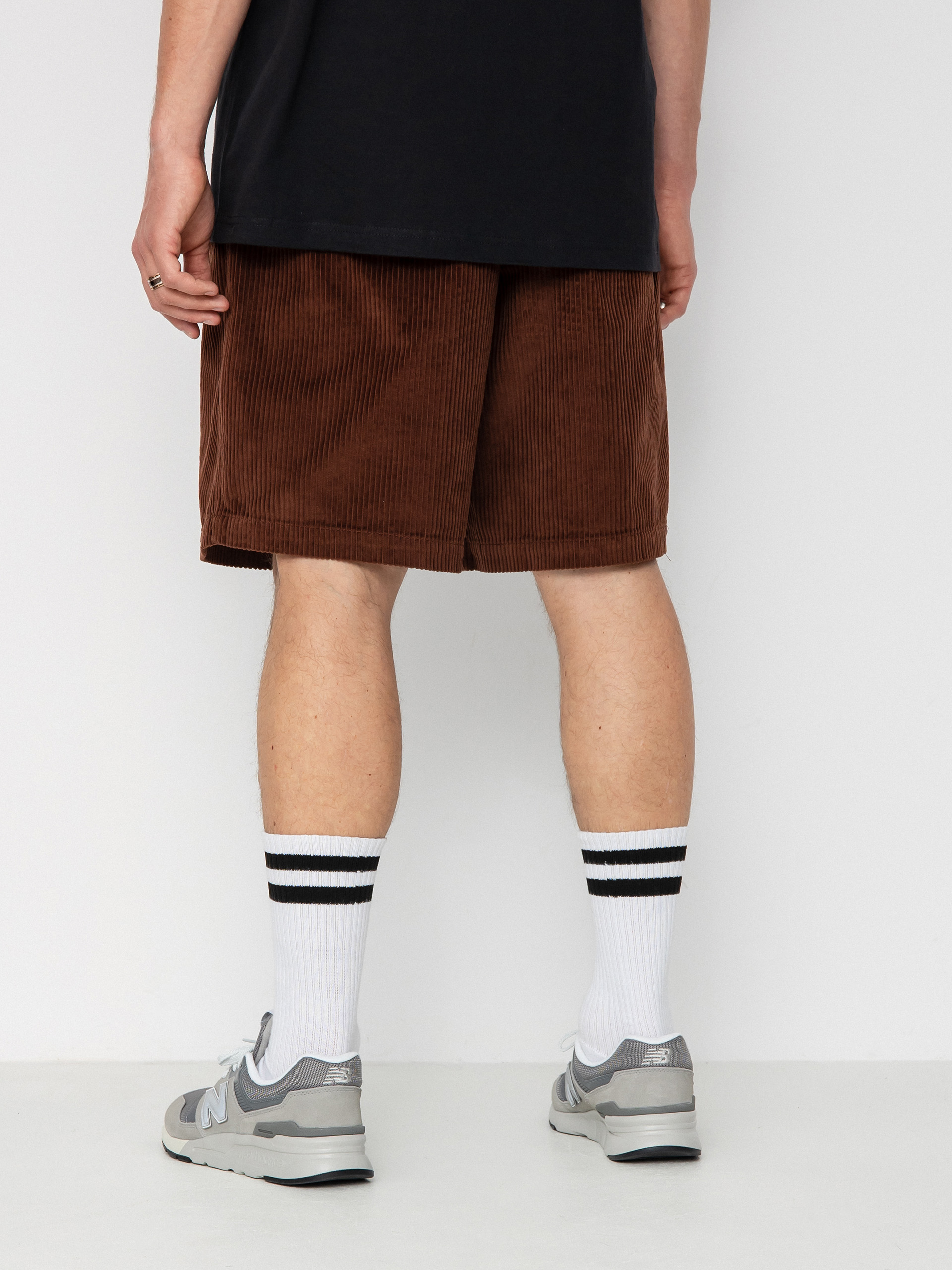 OBEY Easy Relaxed Corduroy Shorts (sepia)