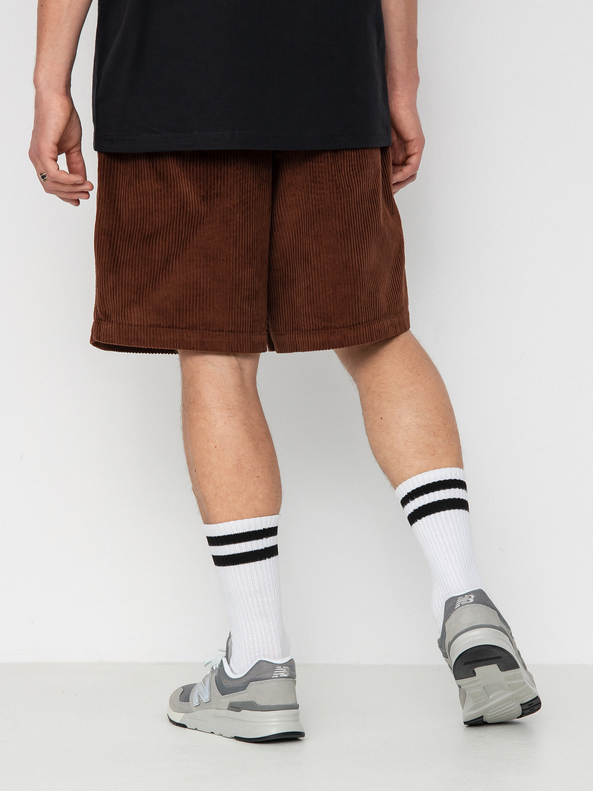 OBEY Easy Relaxed Corduroy Shorts (sepia)