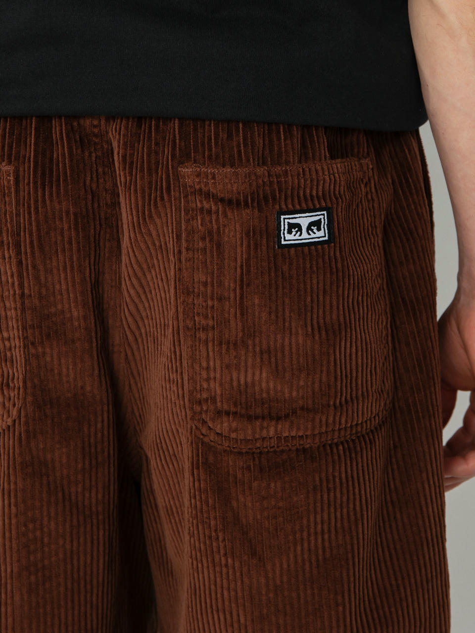 OBEY Easy Relaxed Corduroy Shorts (sepia)