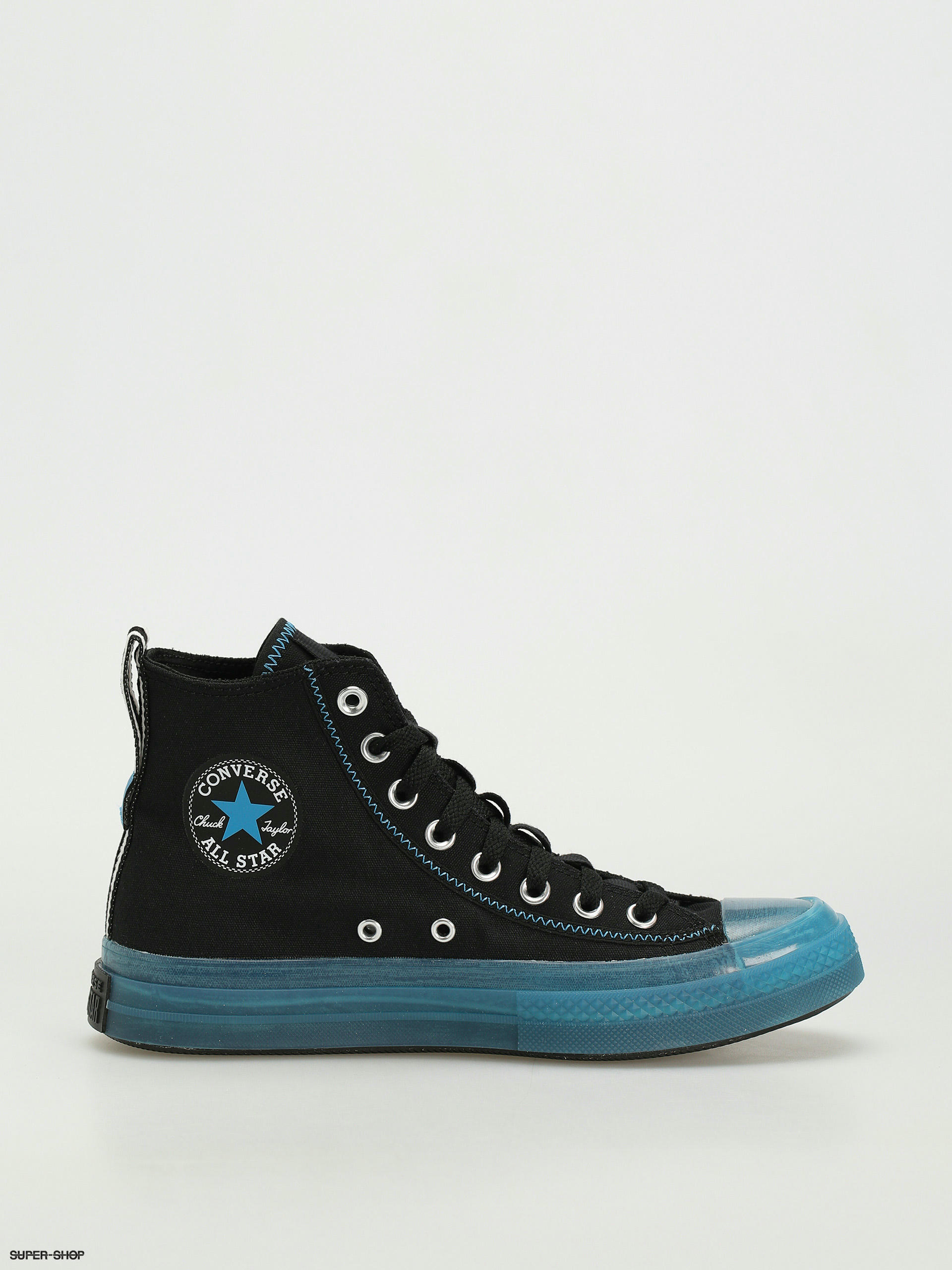 Converse Chuck Taylor Star Explore Hi Shoes up blue)