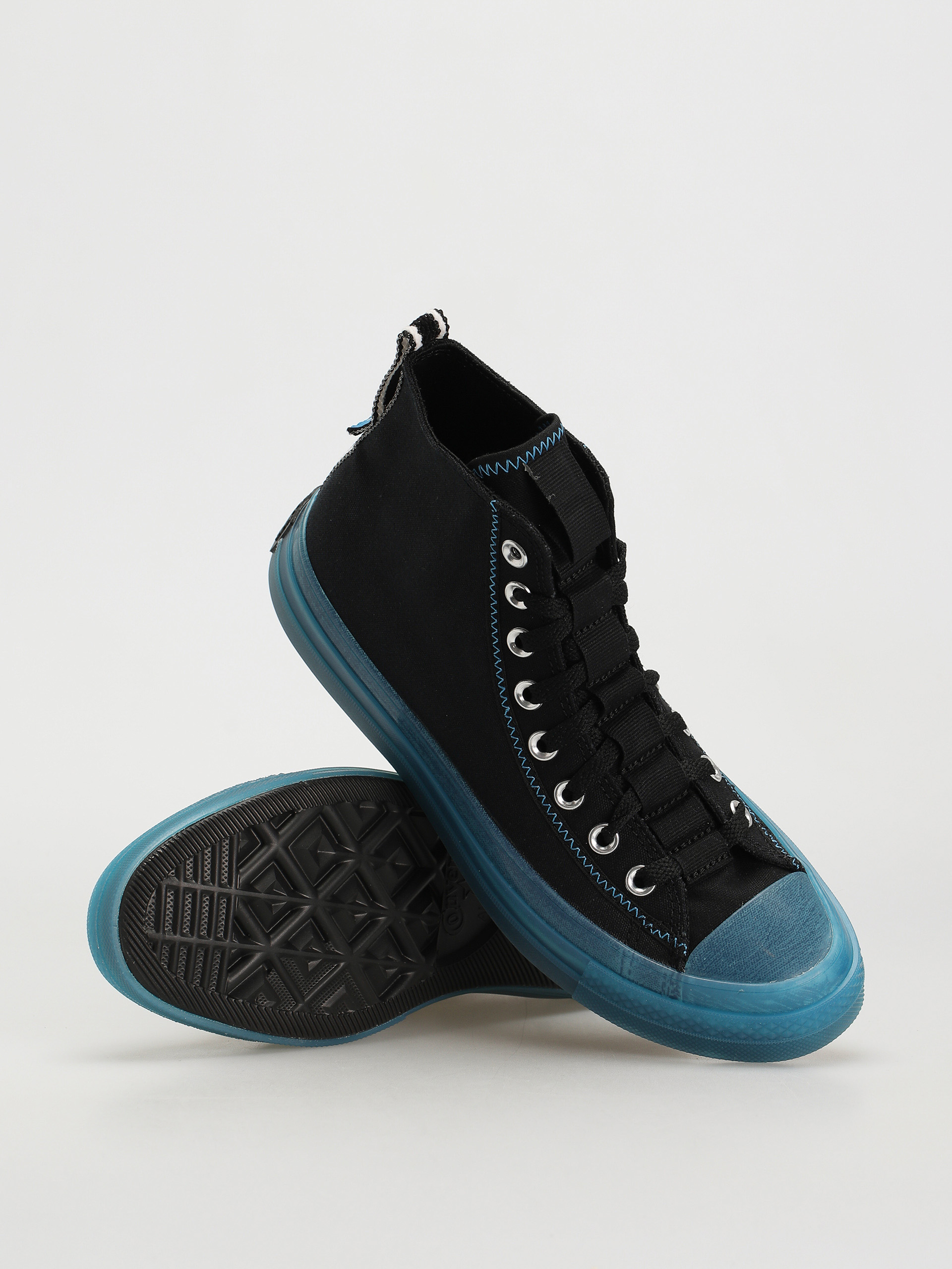Converse Chuck Taylor All Star CX Explore Hi Shoes (black/dial up blue)