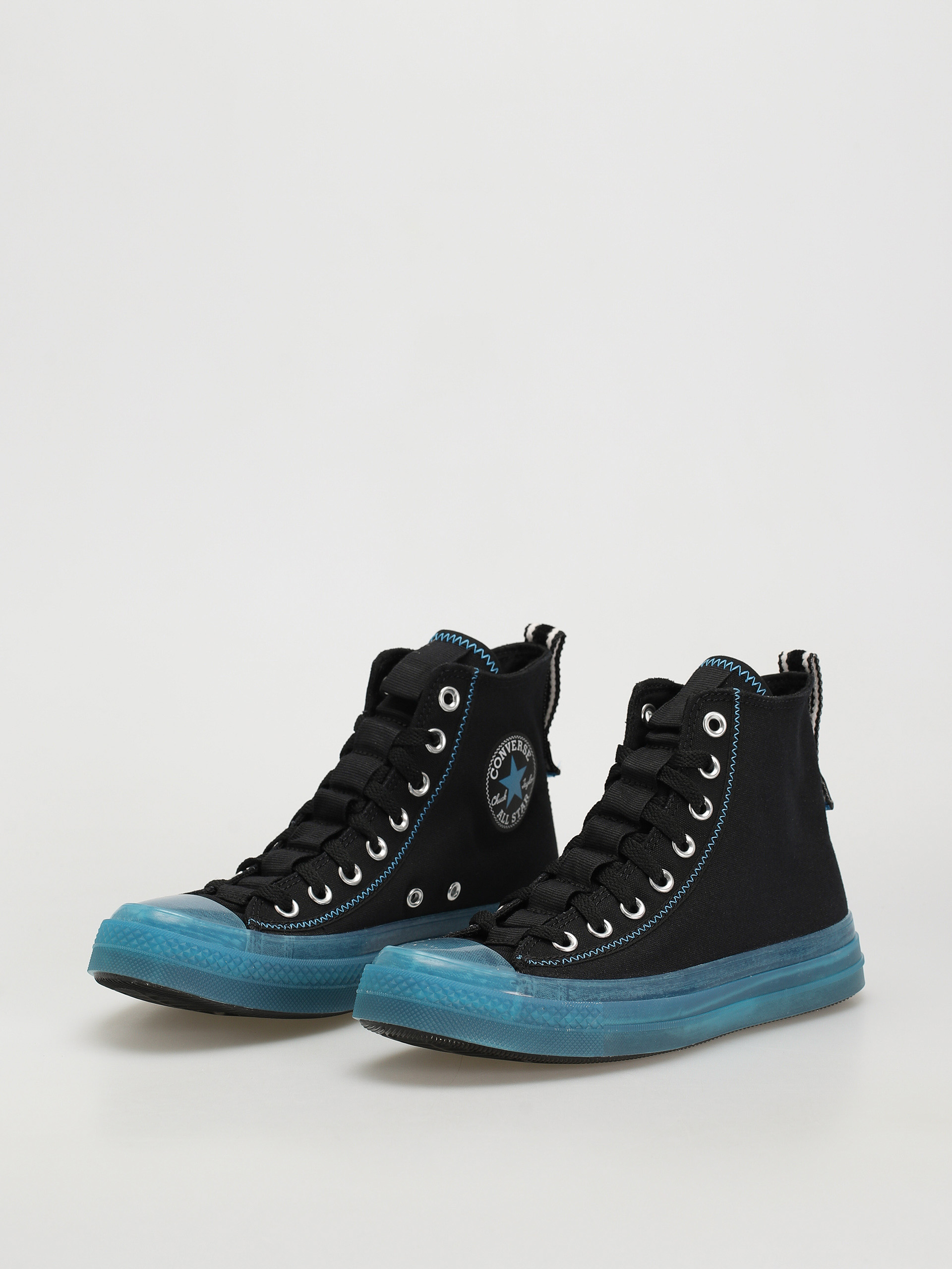 Converse Chuck Taylor All Star CX Explore Hi Shoes (black/dial up blue)