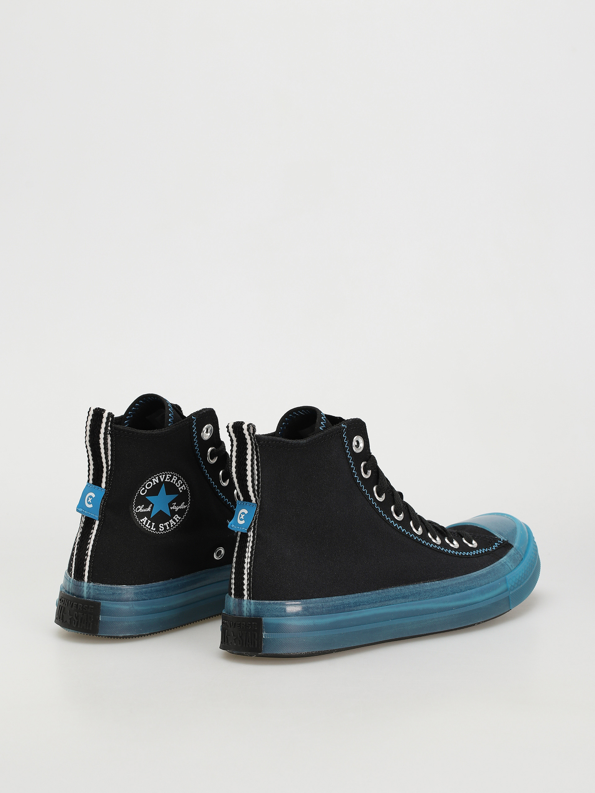 Converse Chuck Taylor All Star CX Explore Hi Shoes (black/dial up blue)