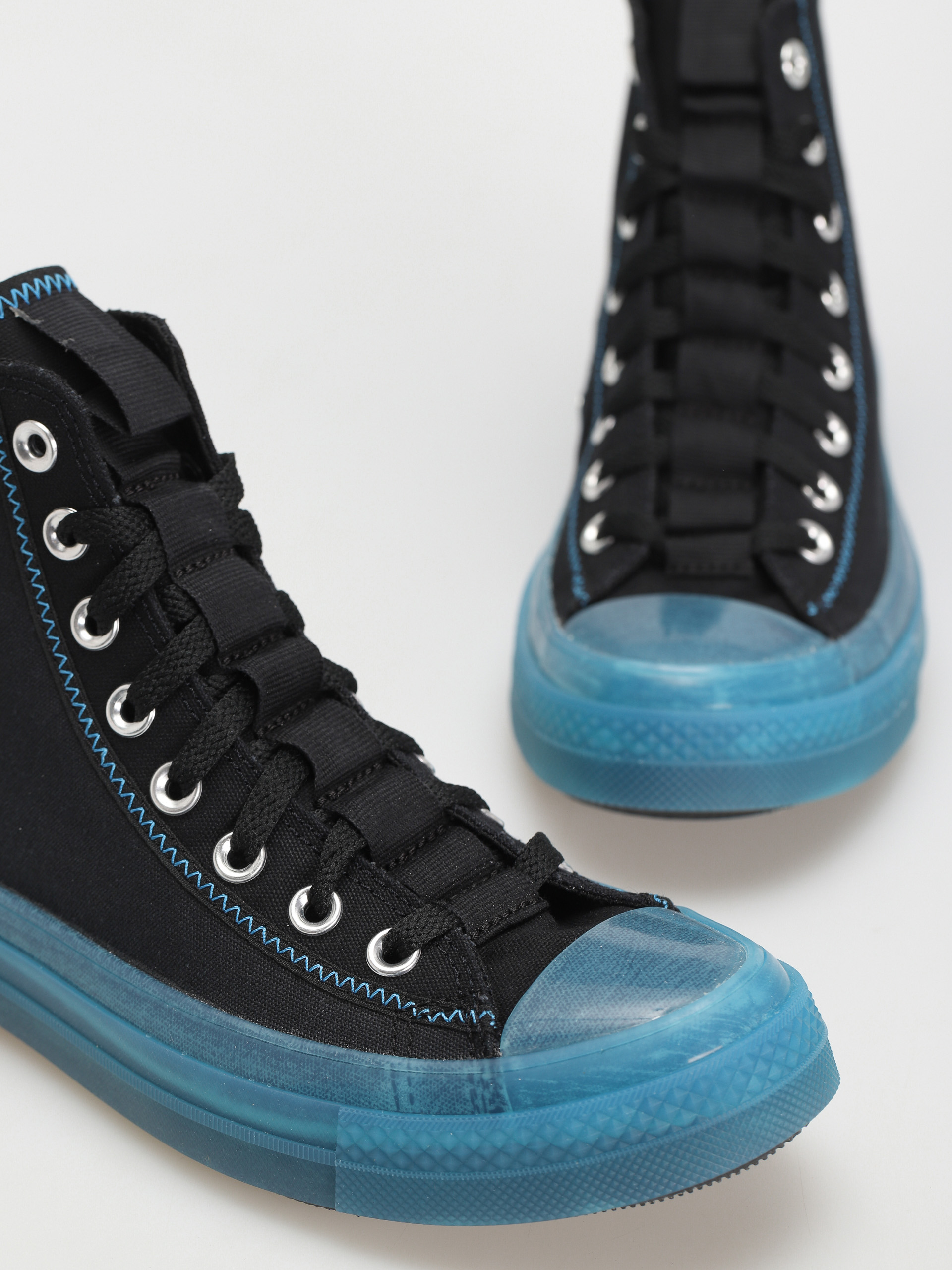 Converse Chuck Taylor All Star CX Explore Hi Shoes (black/dial up blue)