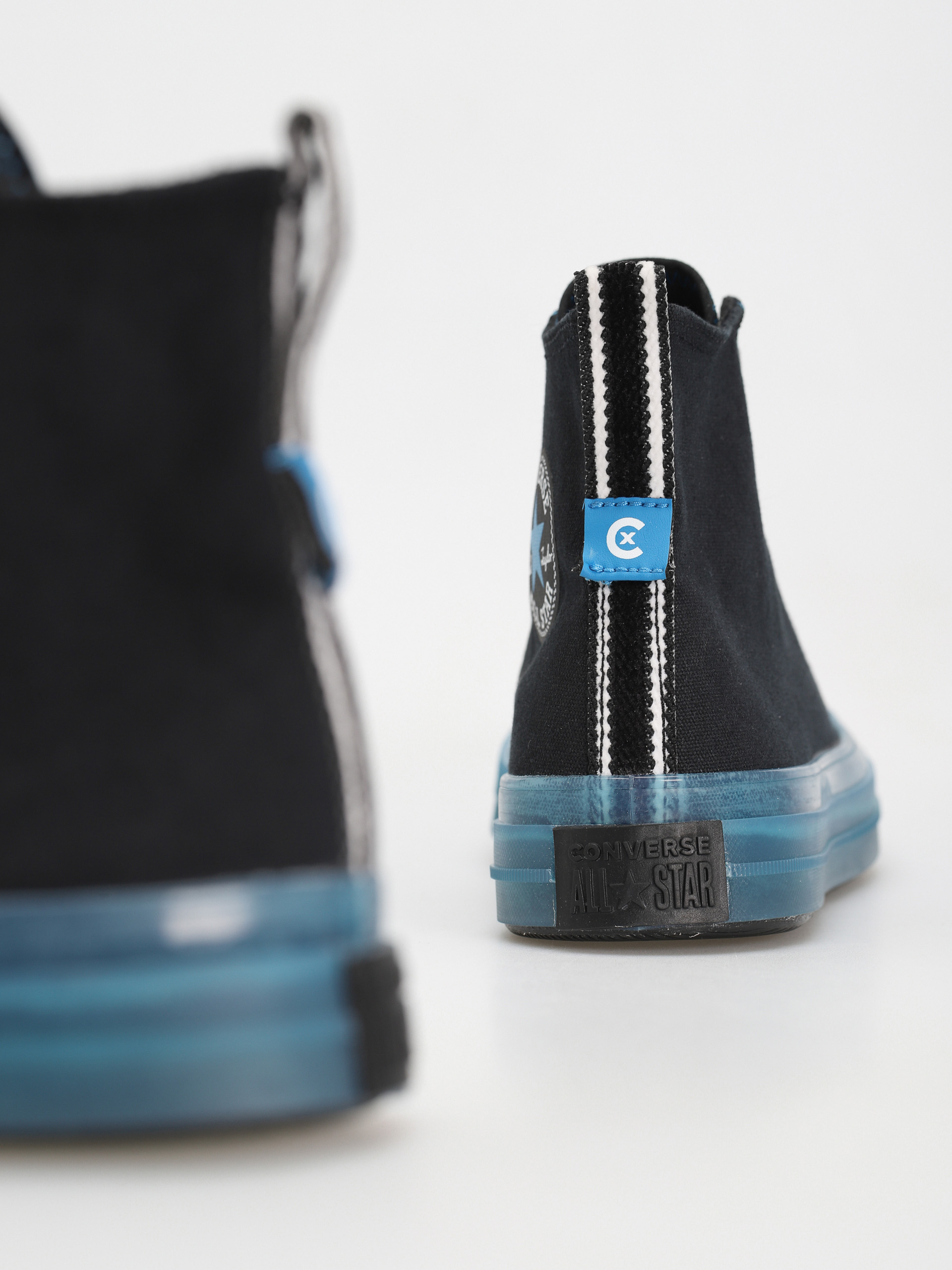 Converse Chuck Taylor All Star CX Explore Hi Shoes (black/dial up blue)