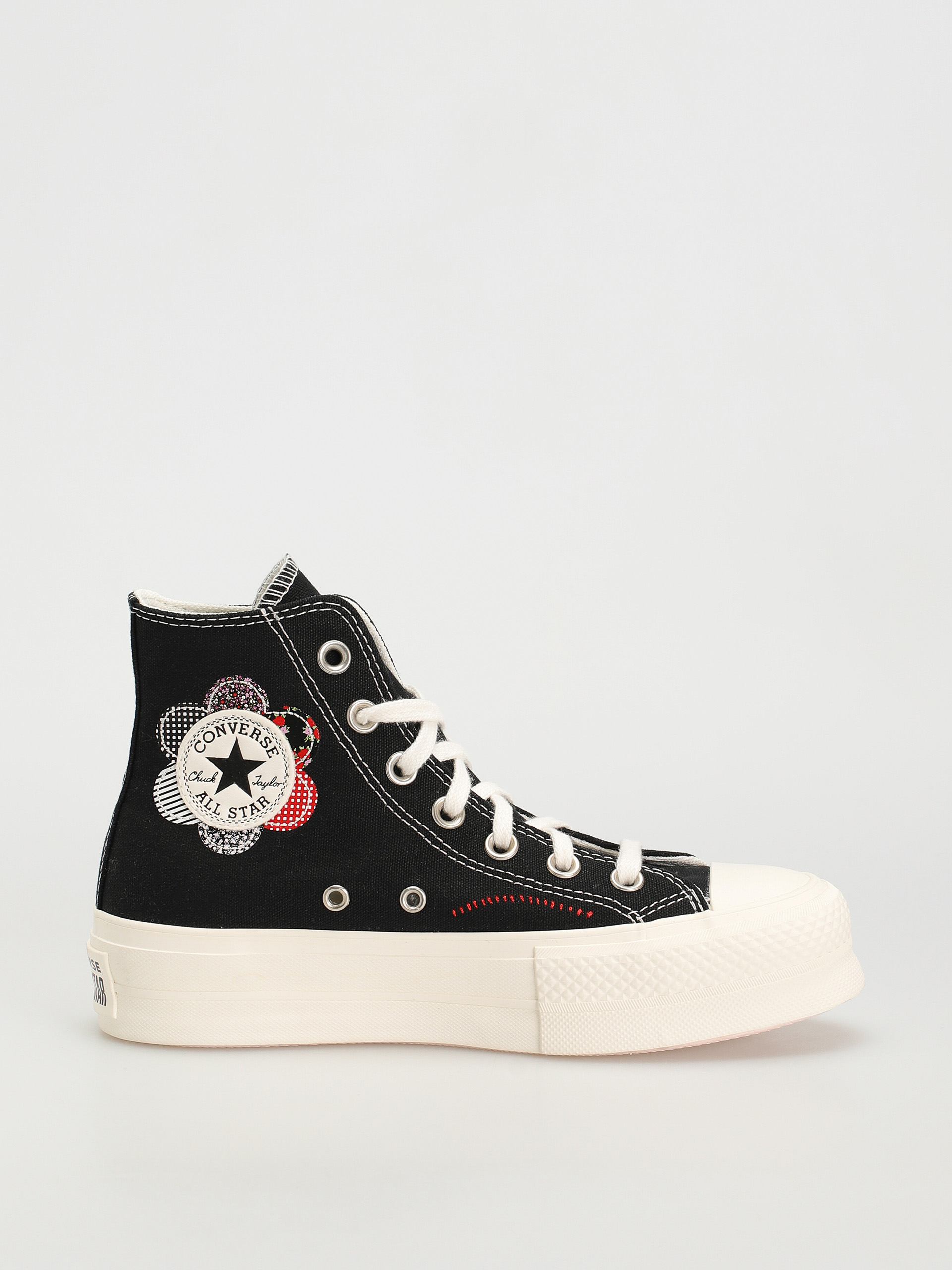 Converse Chuck Taylor All Star Lift Hi Chucks Wmn (black/egret/red)