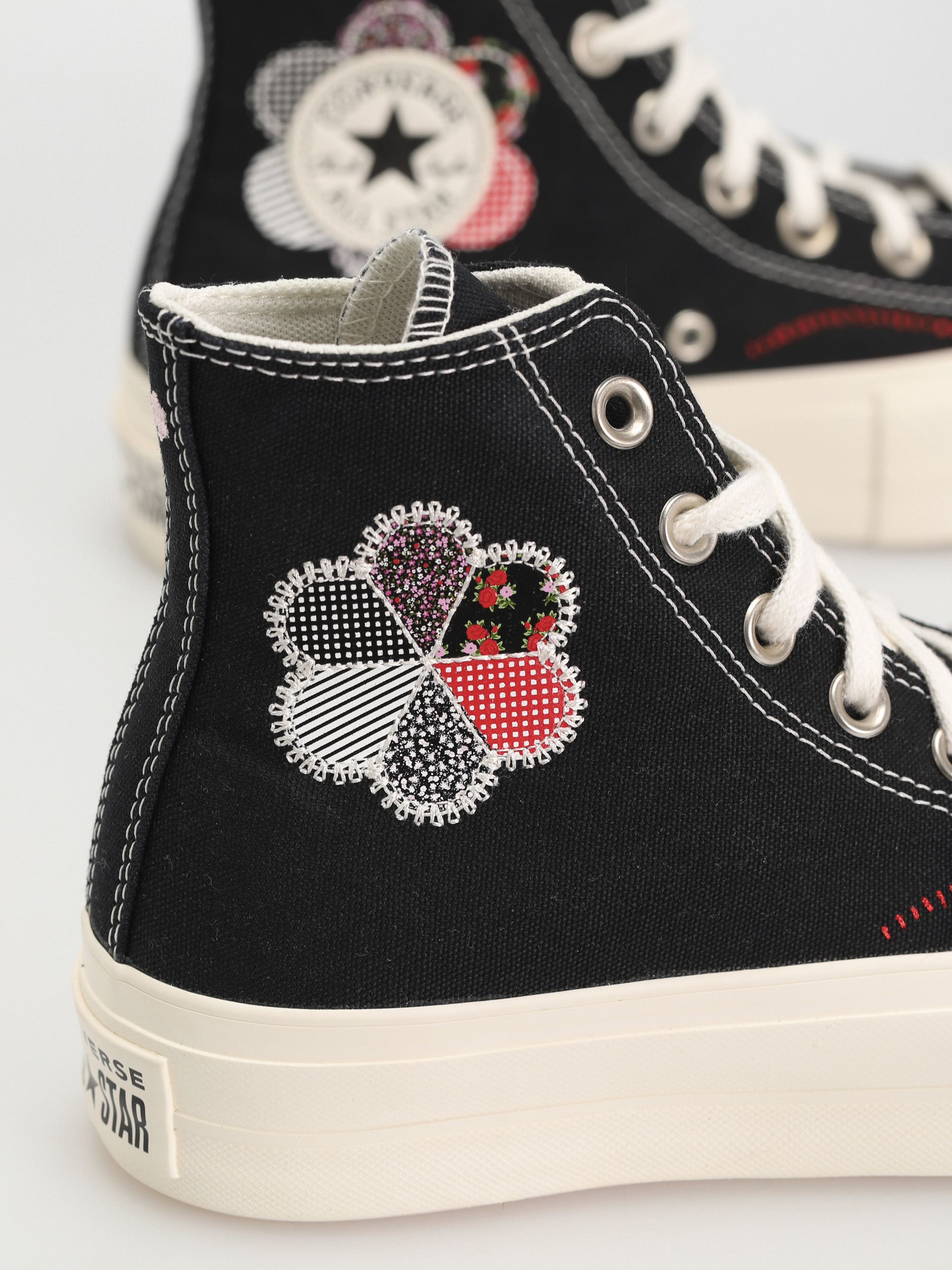 Converse Chuck Taylor All Star Lift Hi Chucks Wmn (black/egret/red)